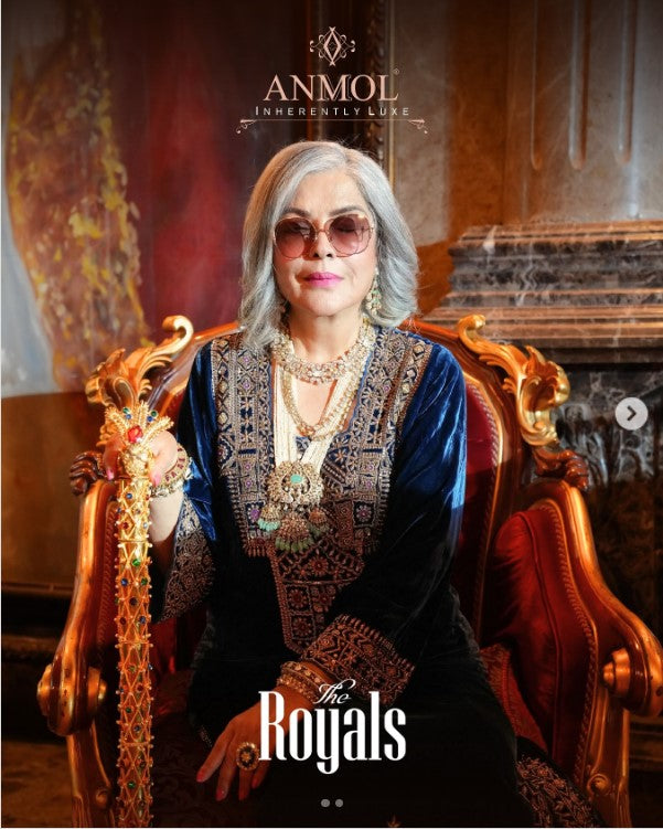 Zeenat Aman in The Royals: A Jewel Collab with ANMOL Jewellers