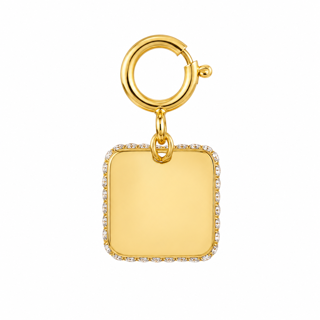 The Square Diamond Halo Accent