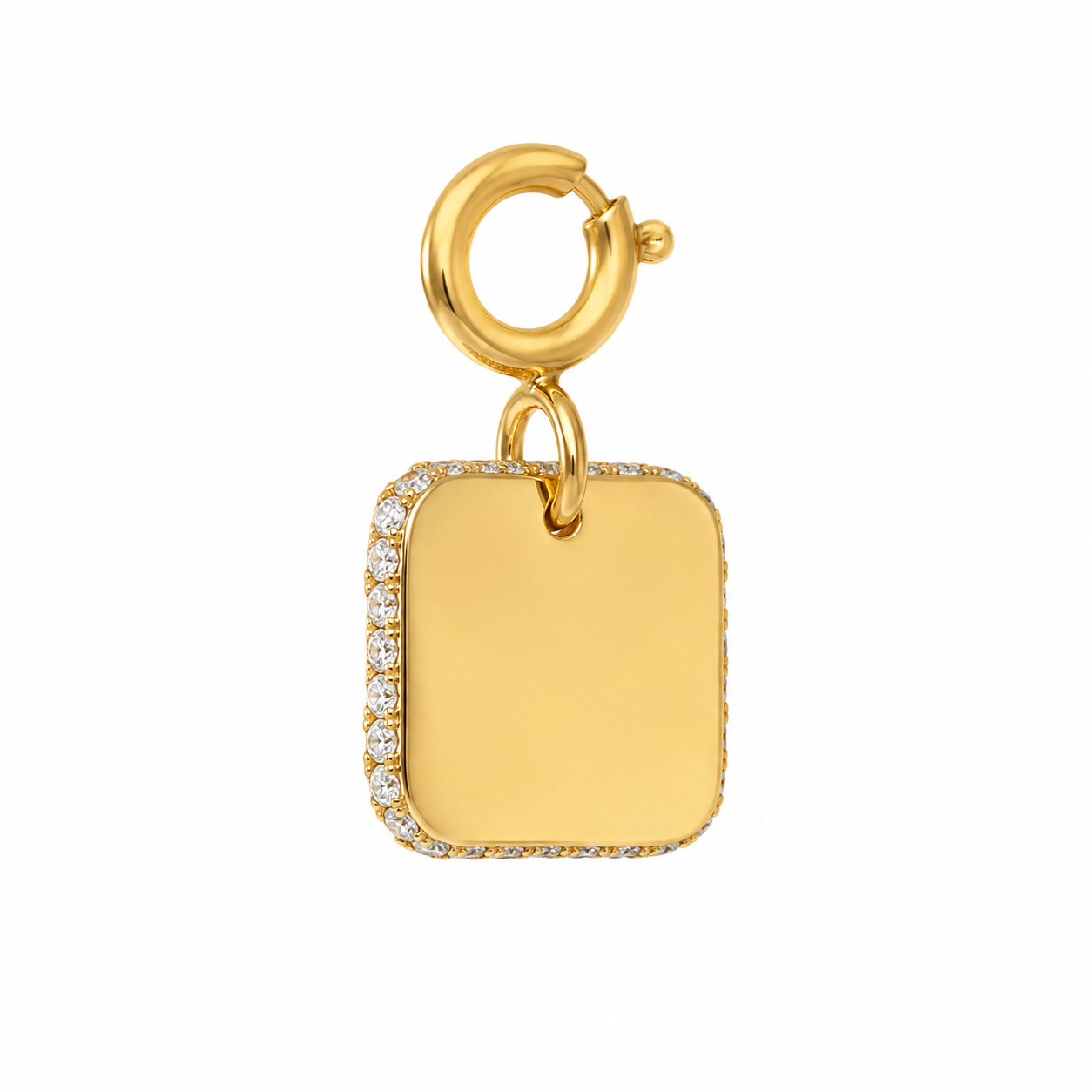The Square Diamond Halo Accent