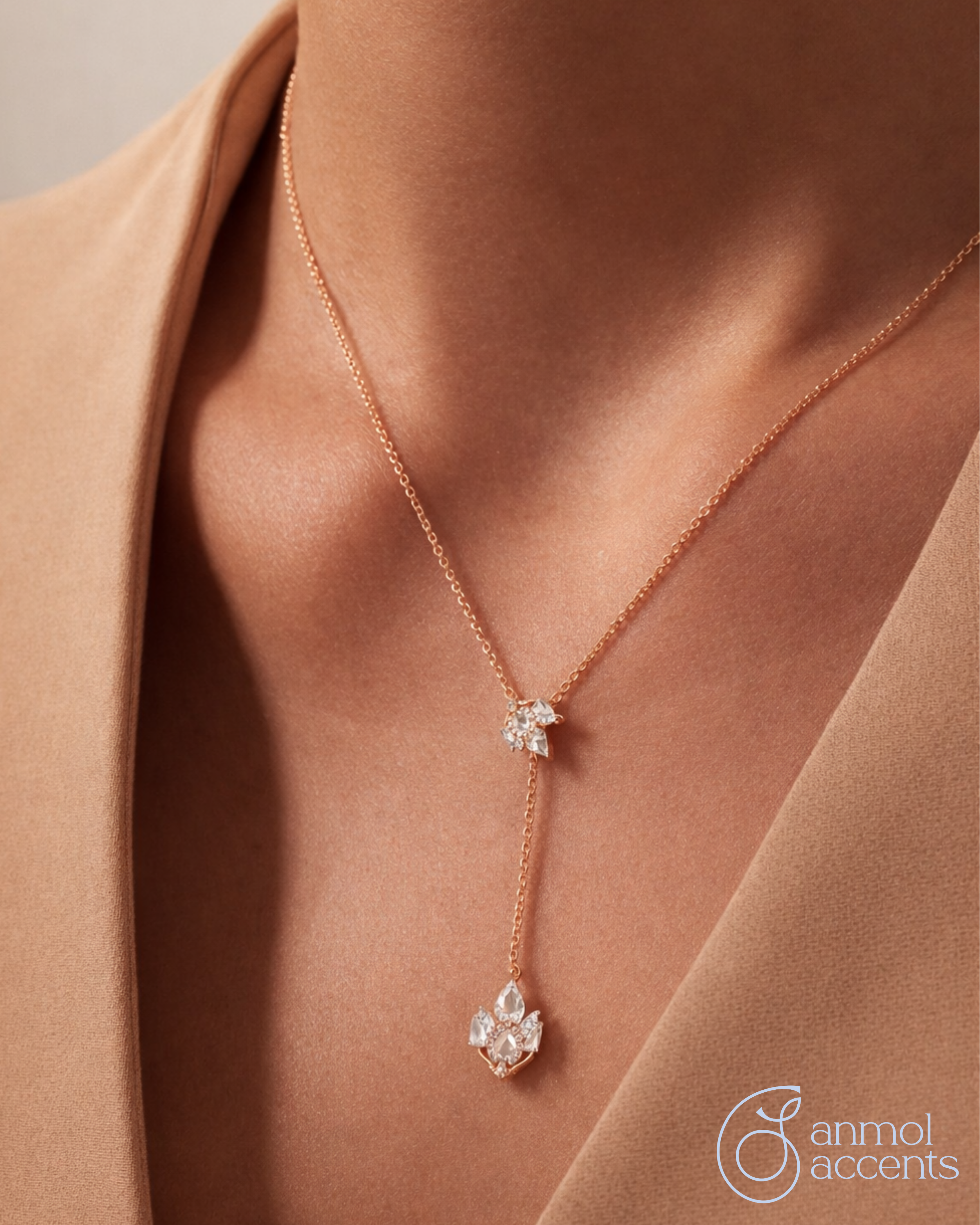 Let it Bloom Natural Diamond Necklace