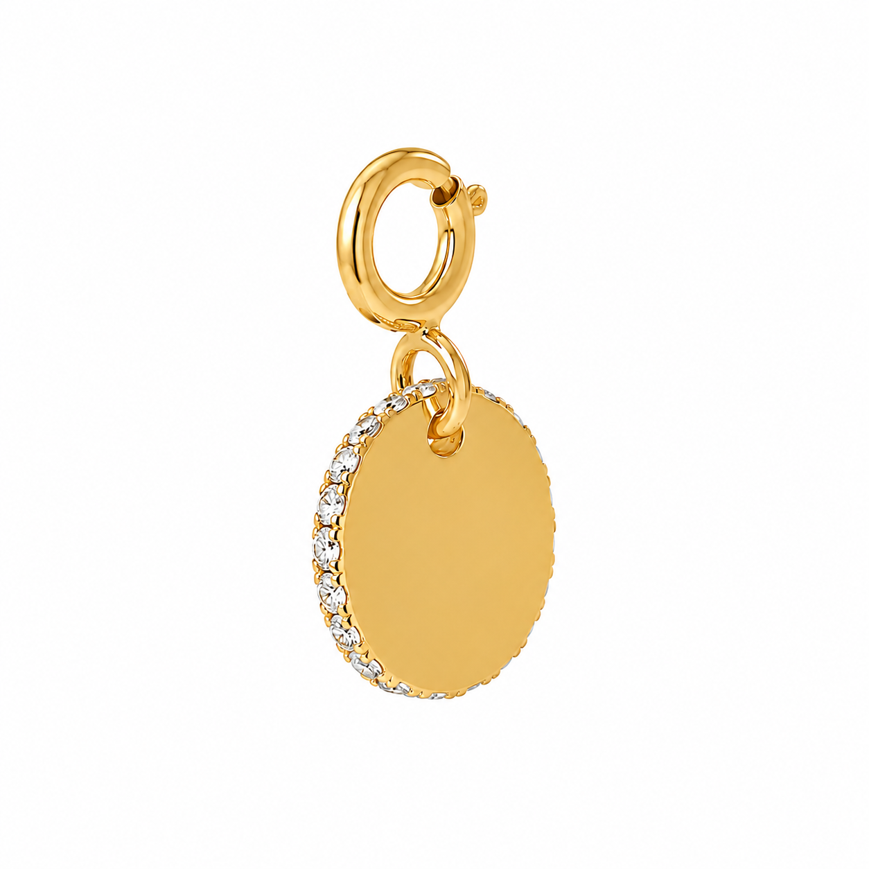 The Round Diamond Halo Accent