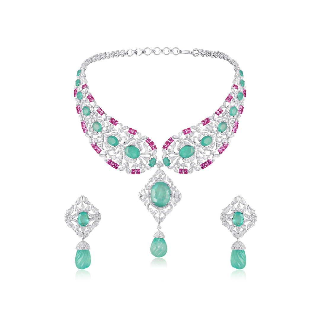 The Blissful Oasis Necklace Set