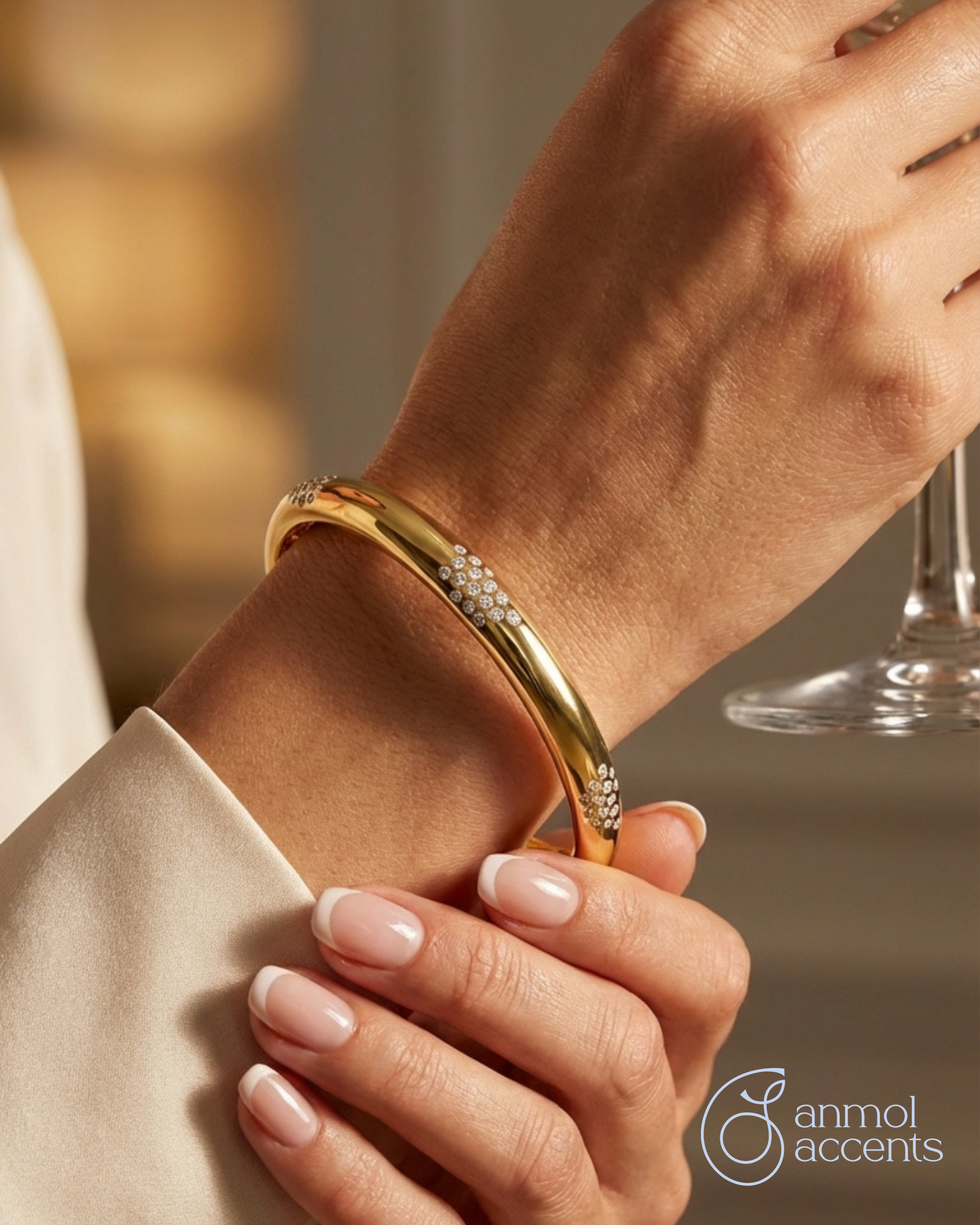 Golden Muse Eternity Bangle