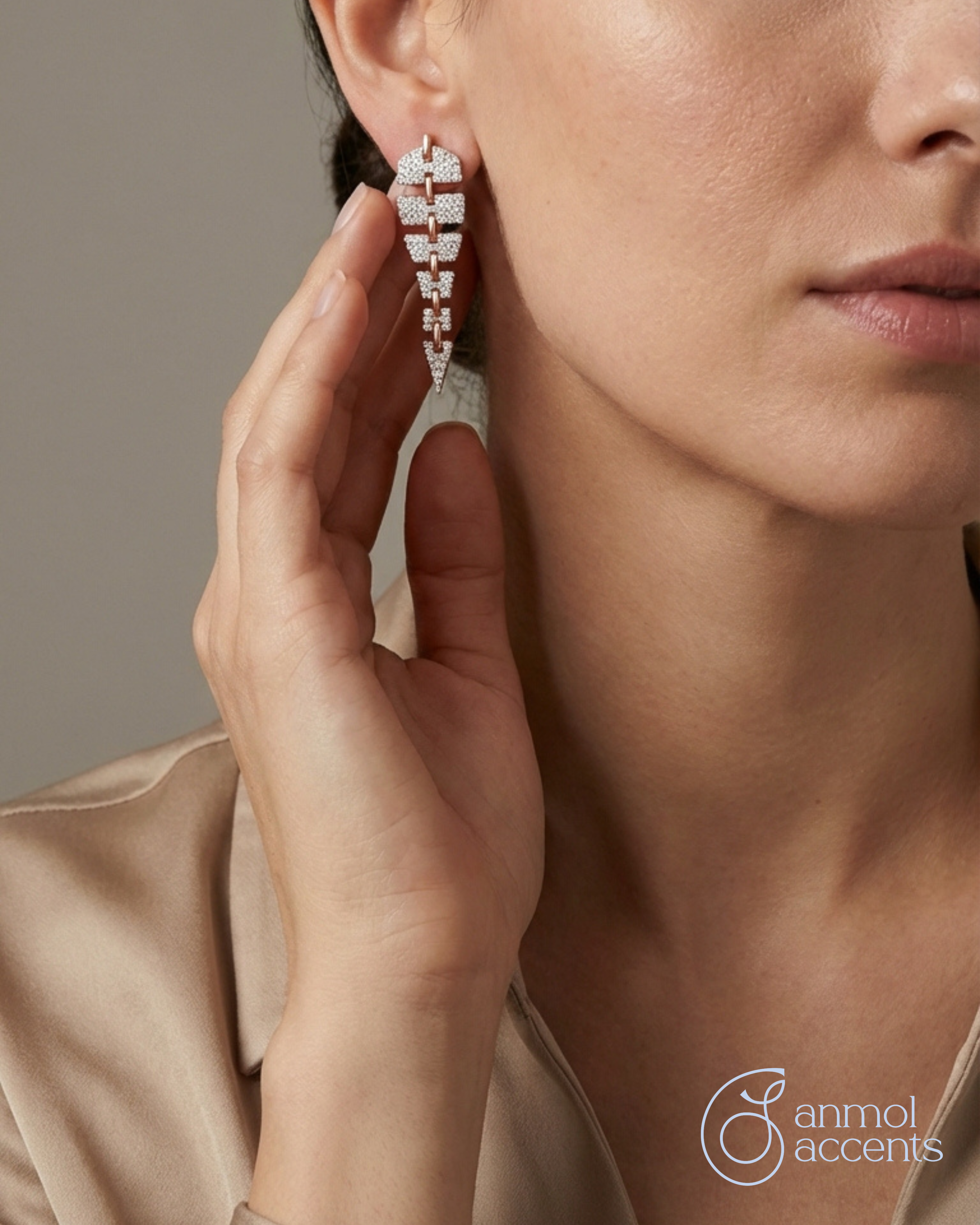 Signature Cascade Diamond Danglers