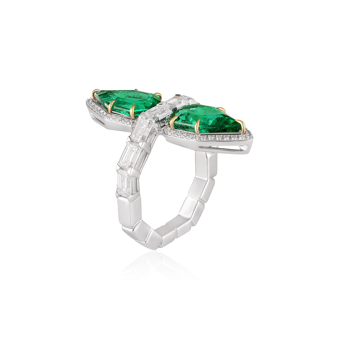 Art Deco Emerald Ring