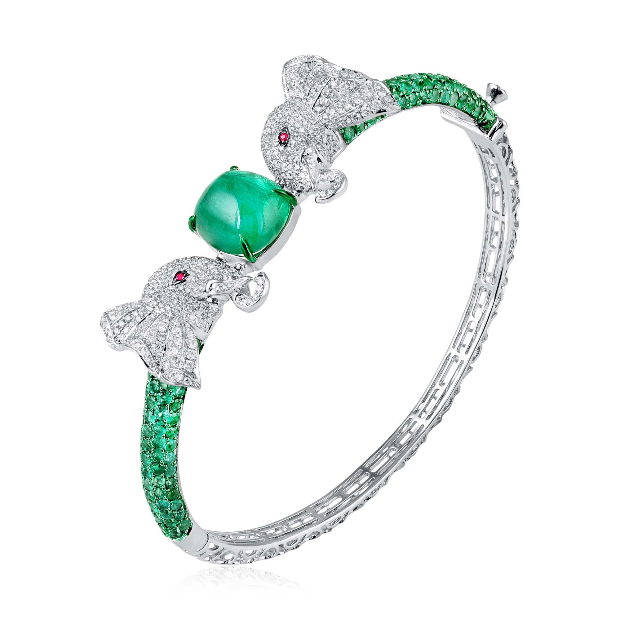 Gaja Grandeur Emerald Bracelet