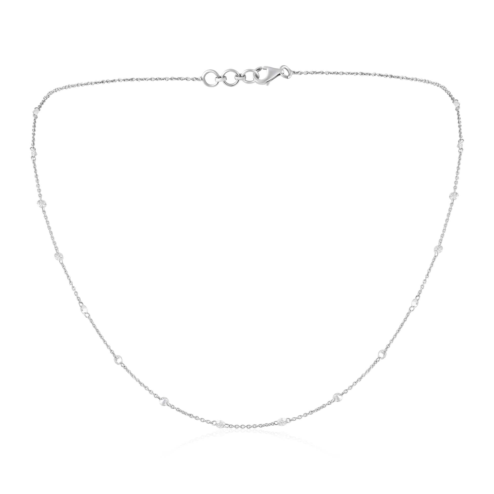 Diamond Drizzle Rosecut Necklace