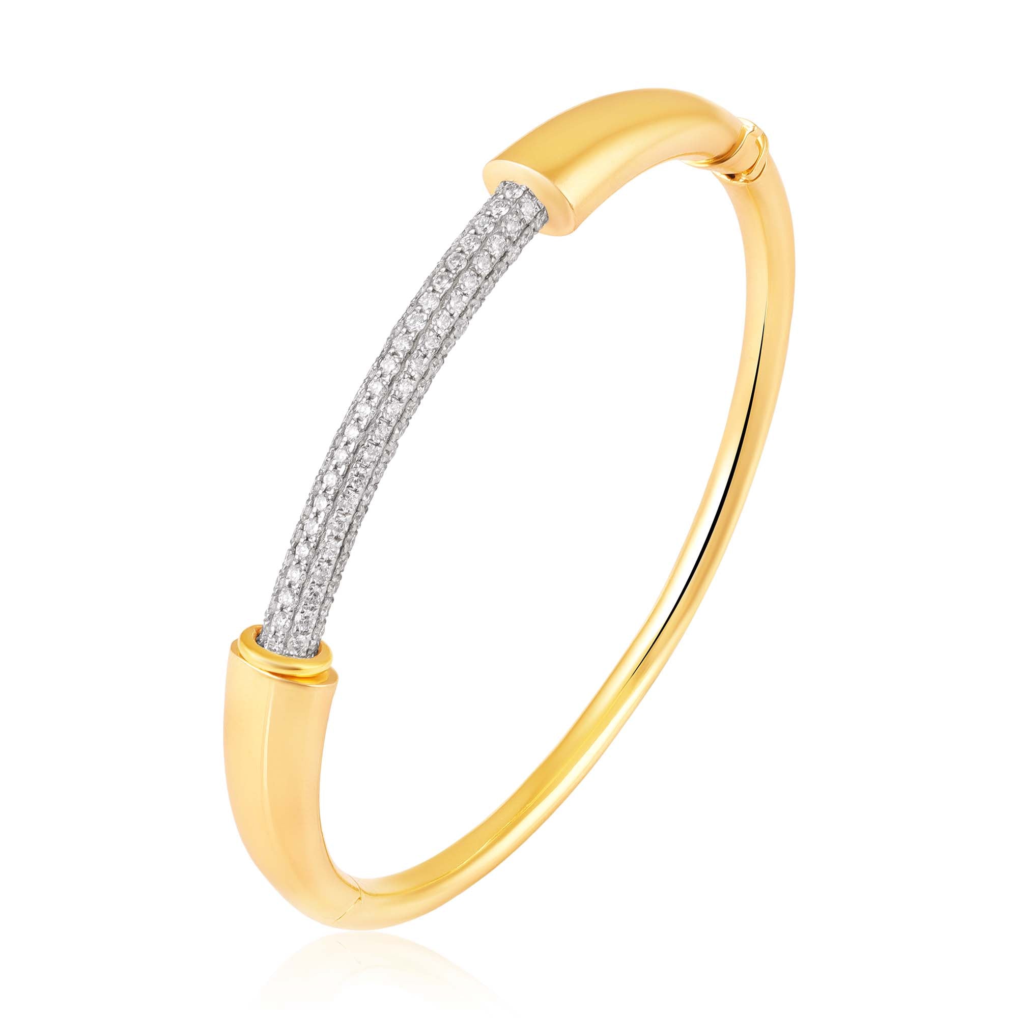 Gilded Apex Cuff Bracelet