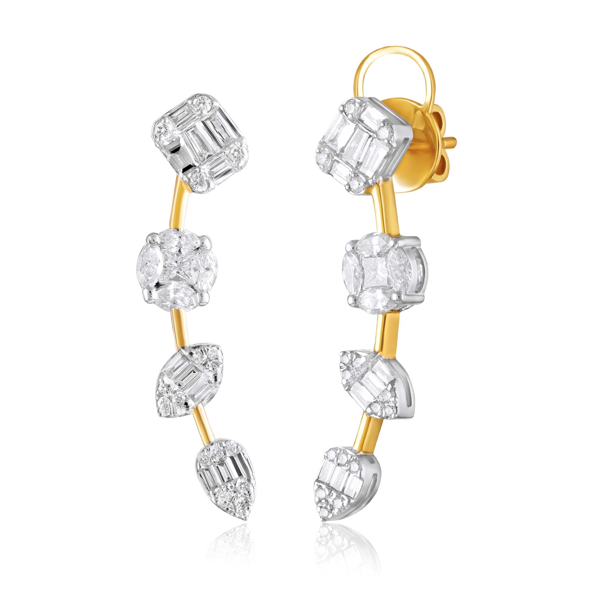 Signature Crawler Diamond Earrings