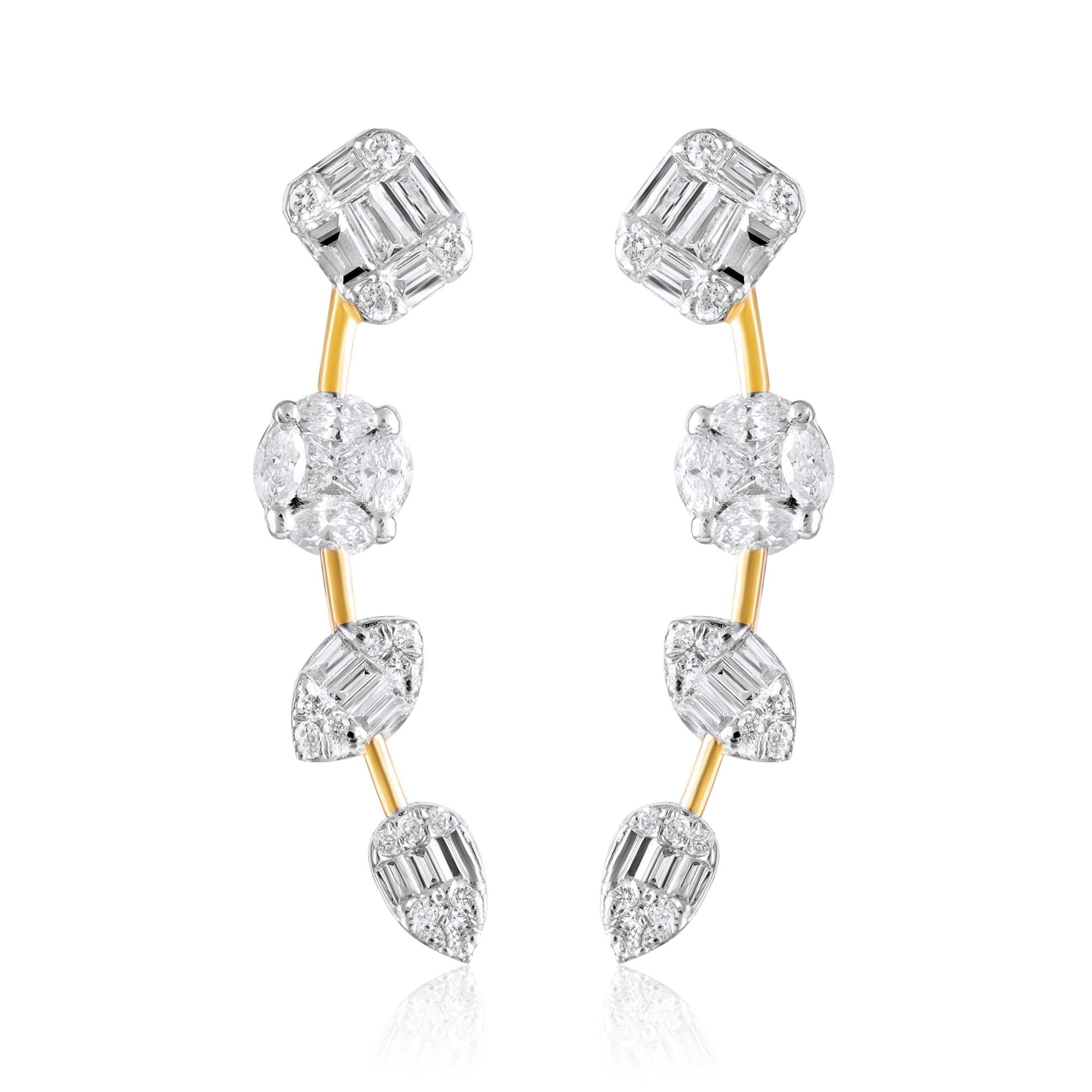 Signature Crawler Diamond Earrings