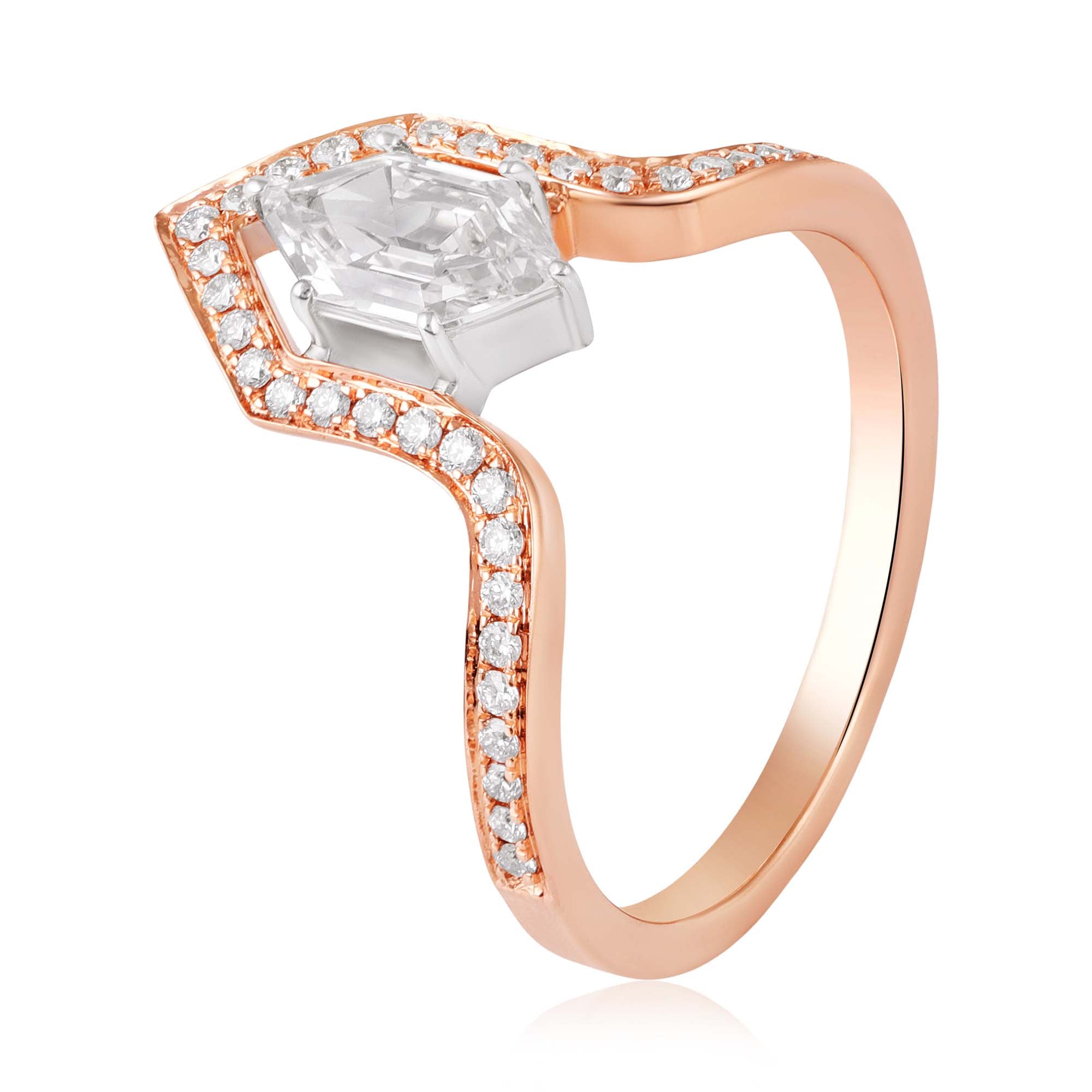 Kite Drift Diamond Ring