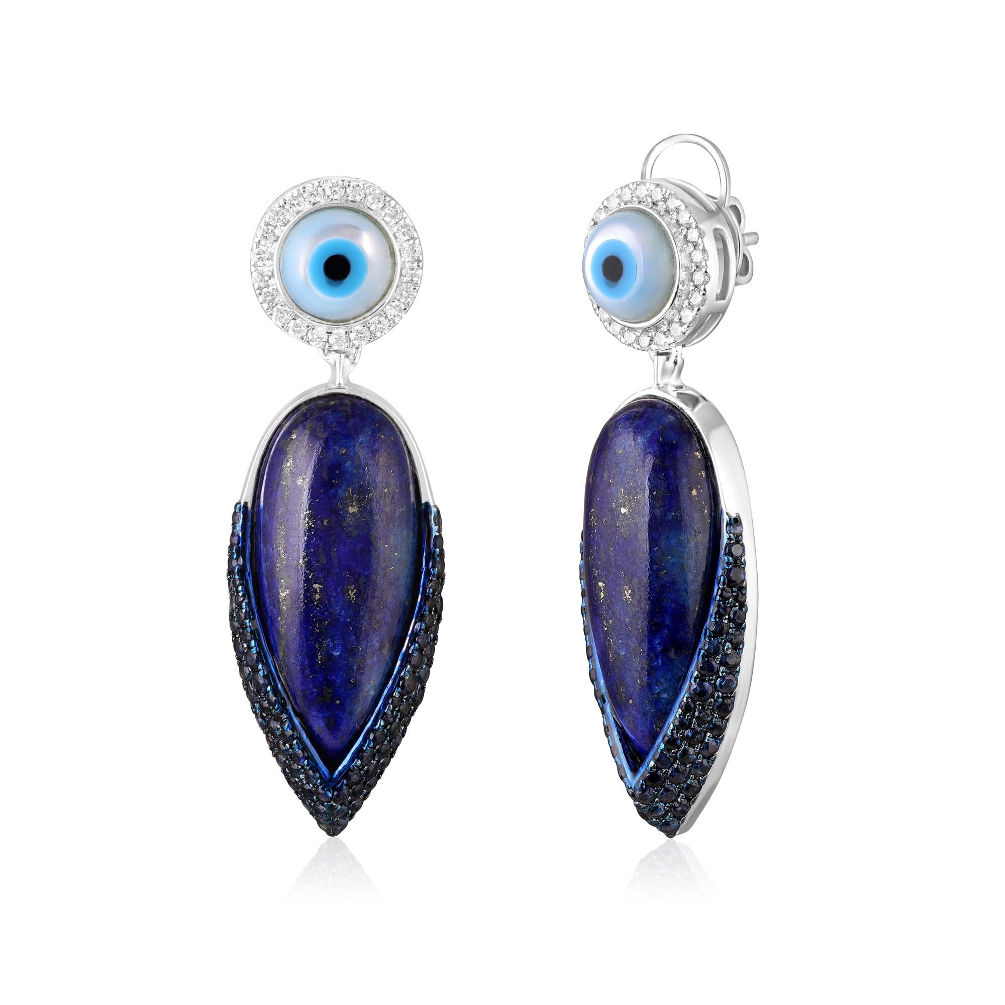 Lapis Sentinel Natural Diamond Drops