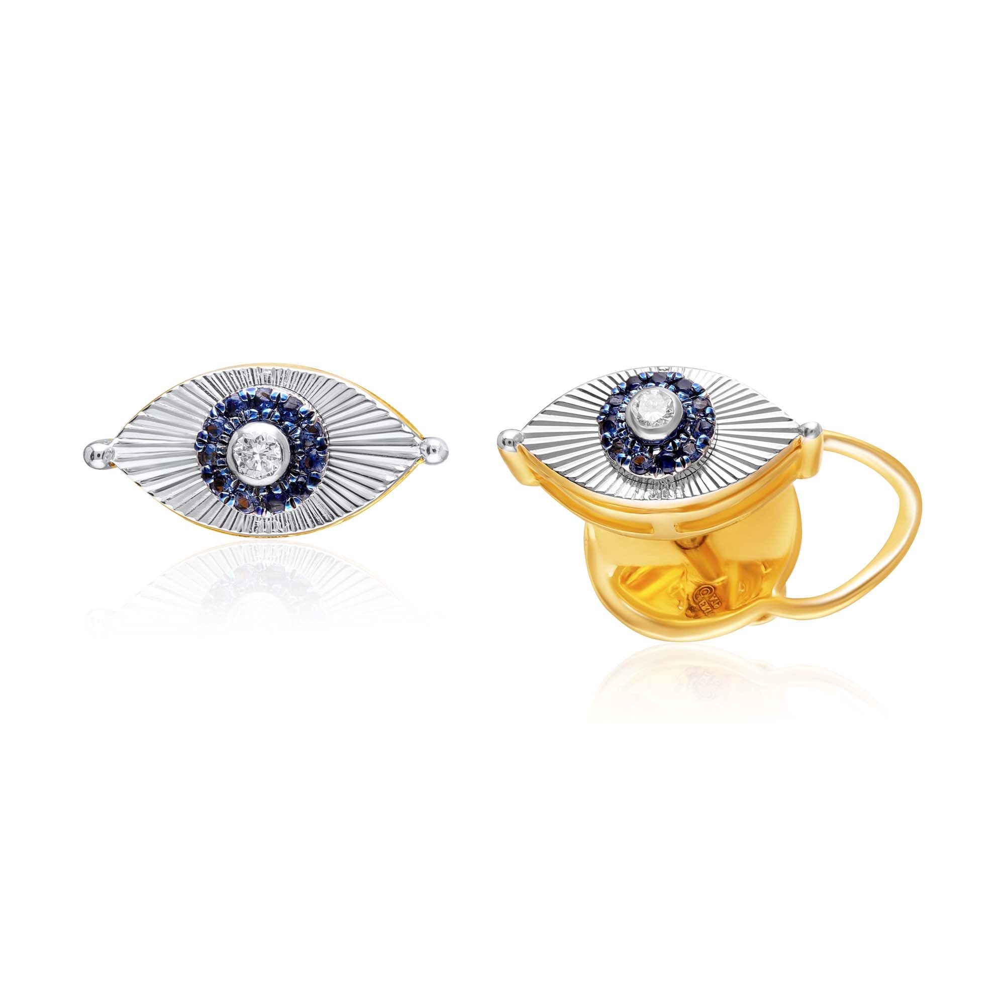 Eyeconic Sapphire Studs