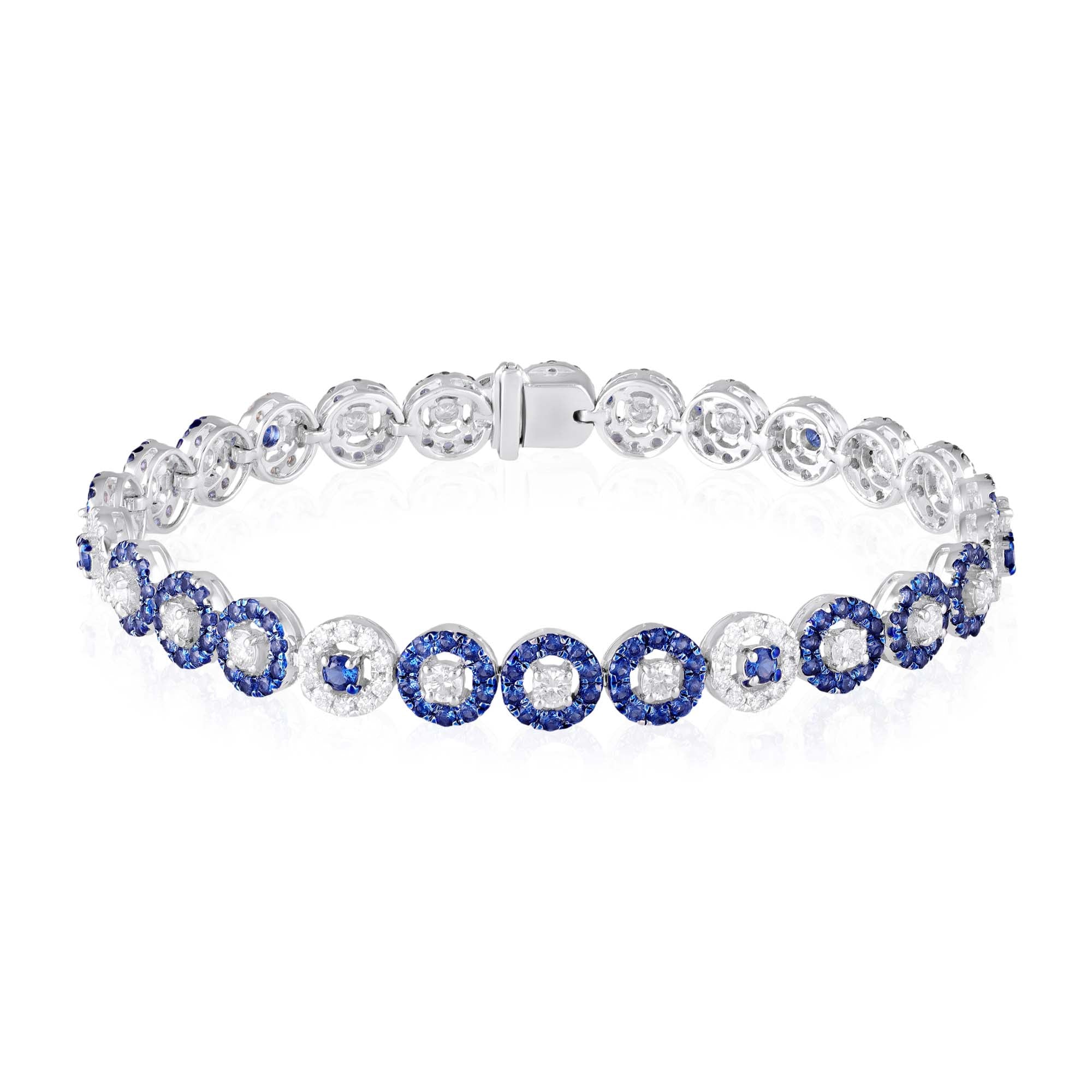 Eternal Protection Link Sapphire Bracelet