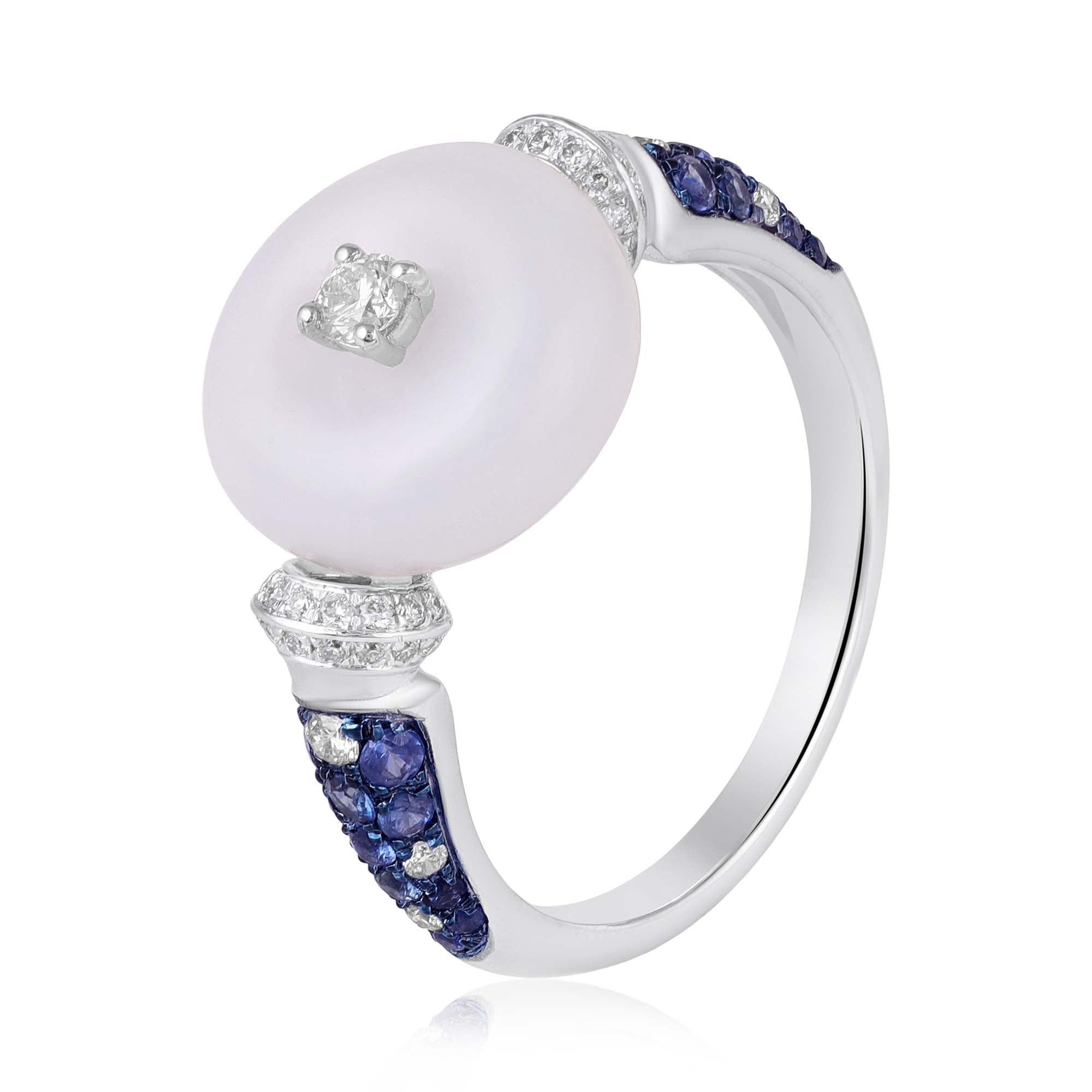 Ocean Whisper Sapphire Ring