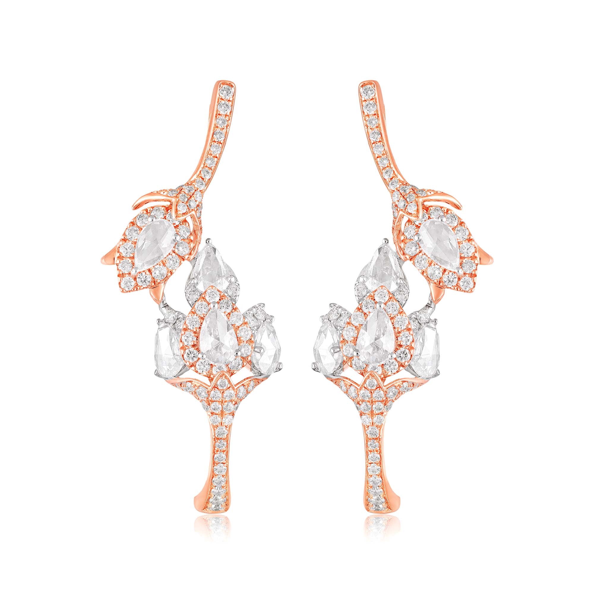 Morning Dew Natural Diamond Earrings