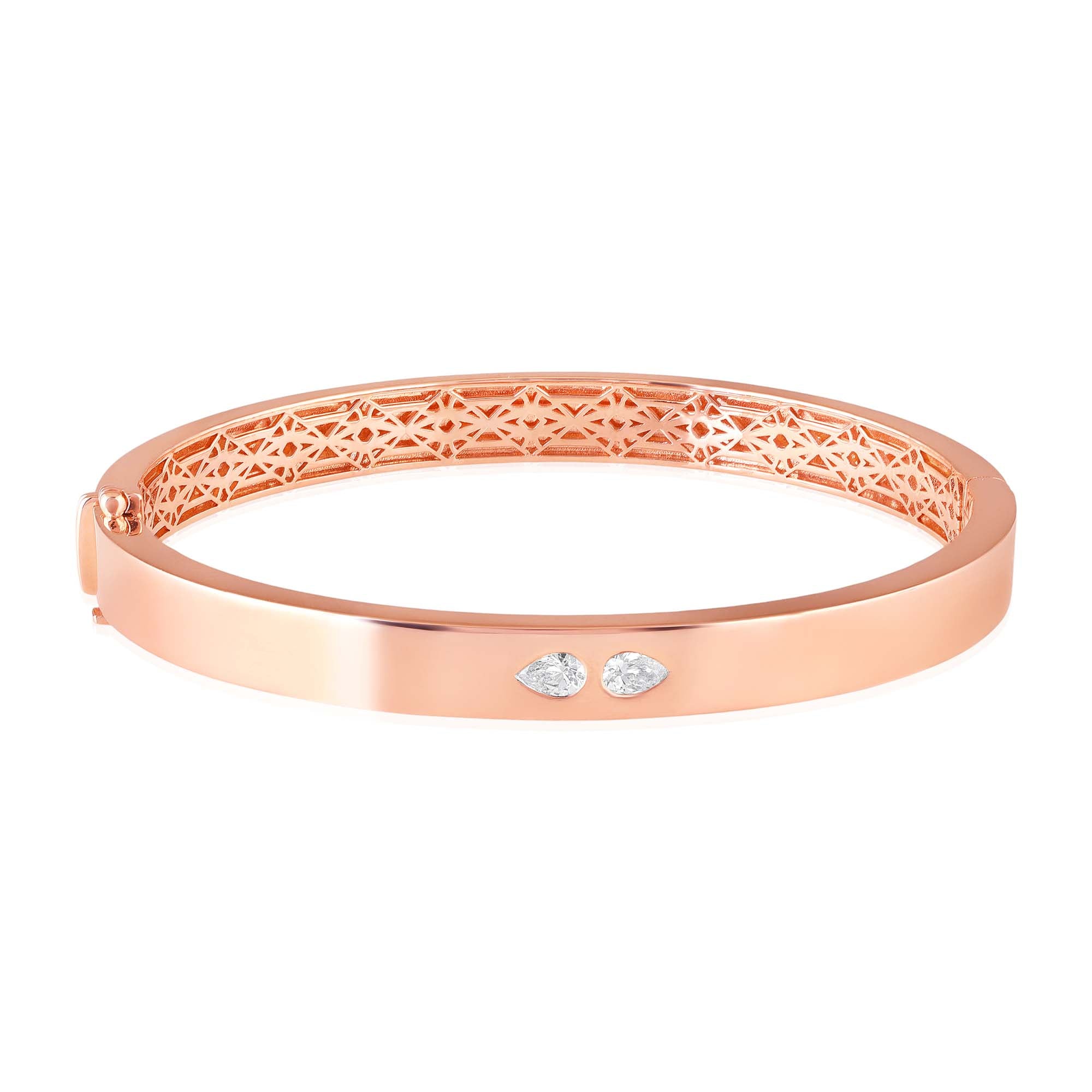 Rosy Comet Bangle Bracelet