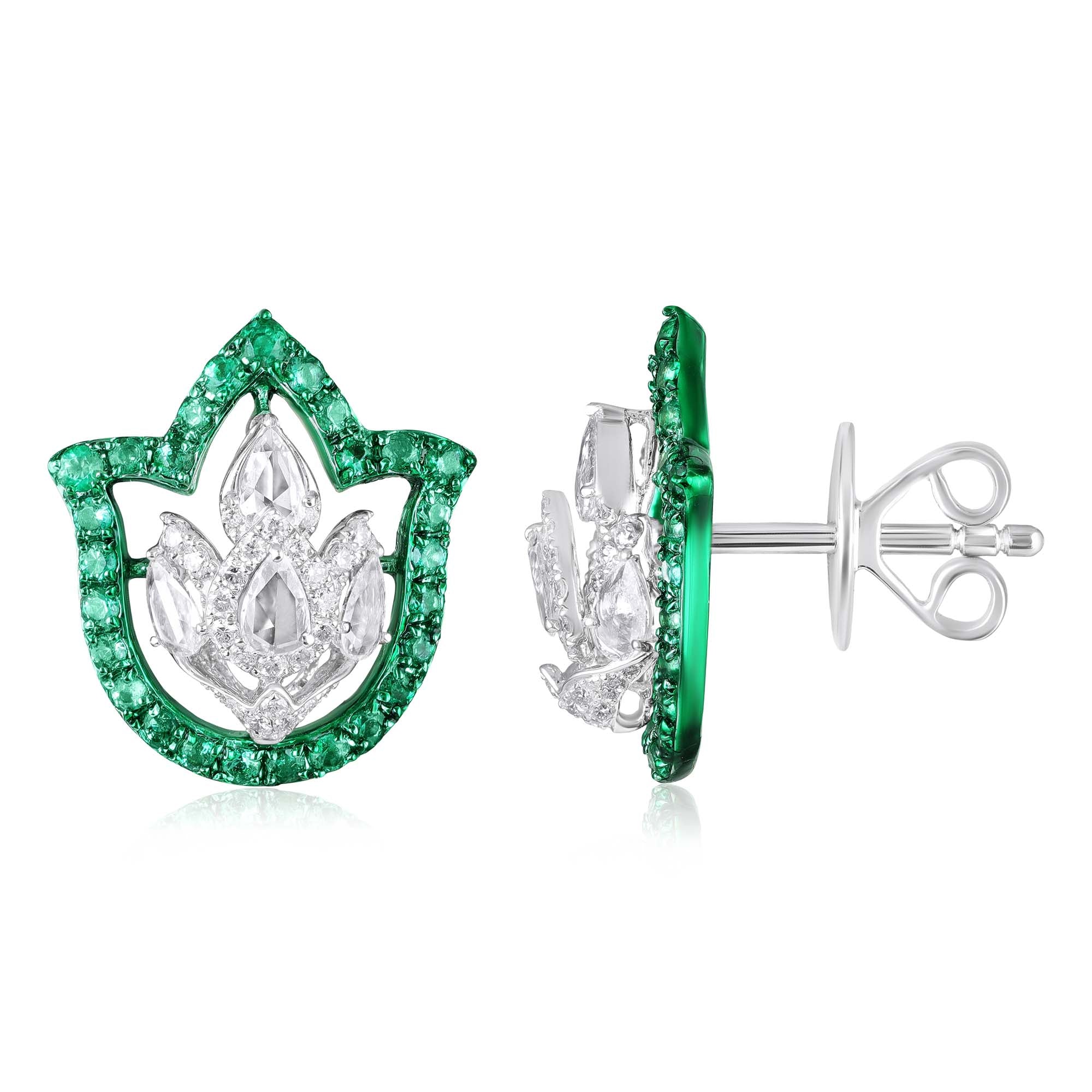 Emerald Crest Natural Diamond Studs