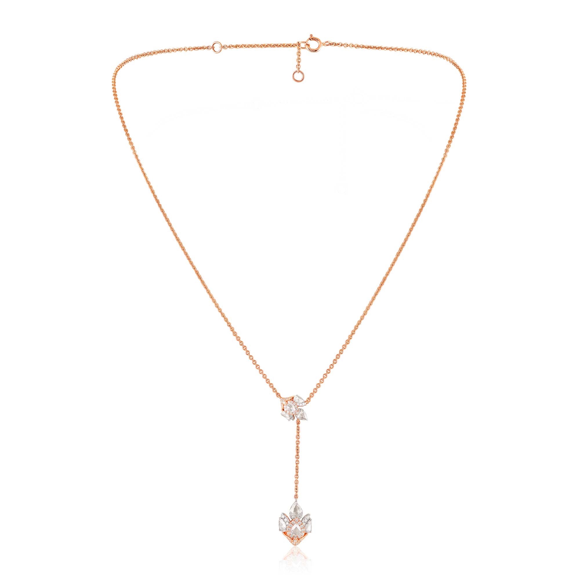 Let it Bloom Natural Diamond Necklace
