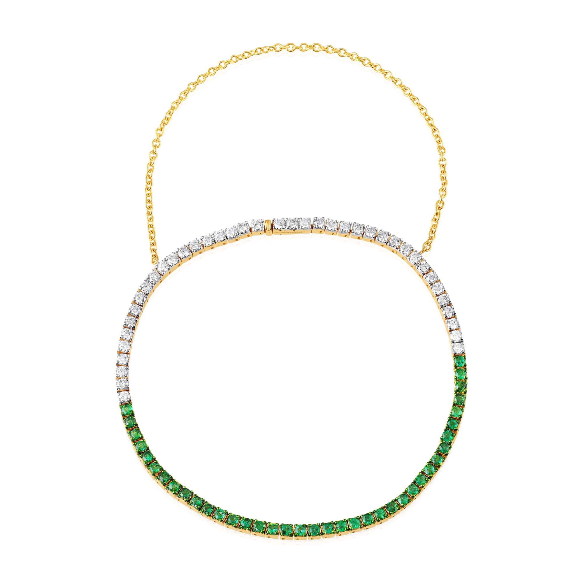 Verdant Mirage Cascade Bracelet