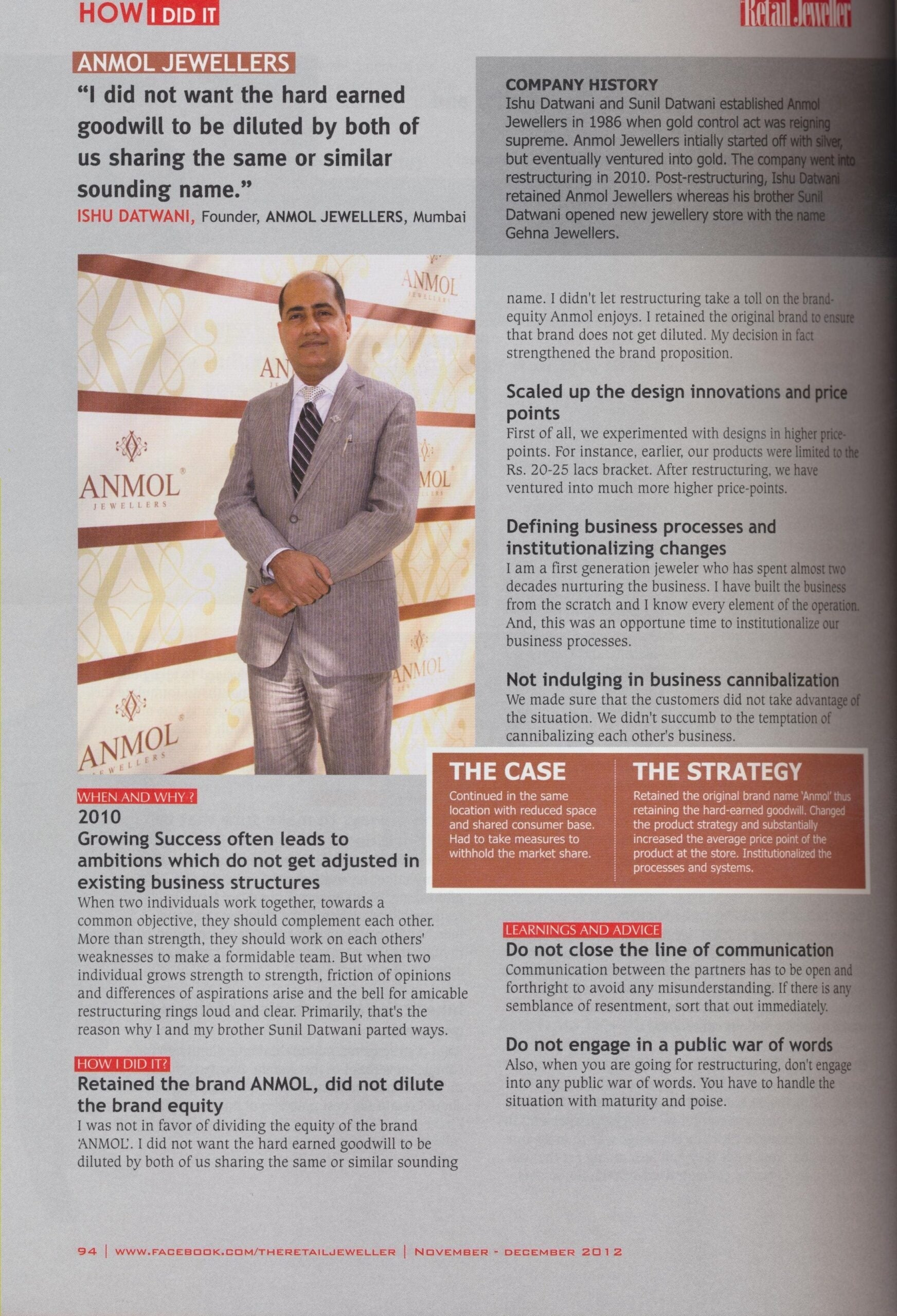 Retail Jeweller 2012