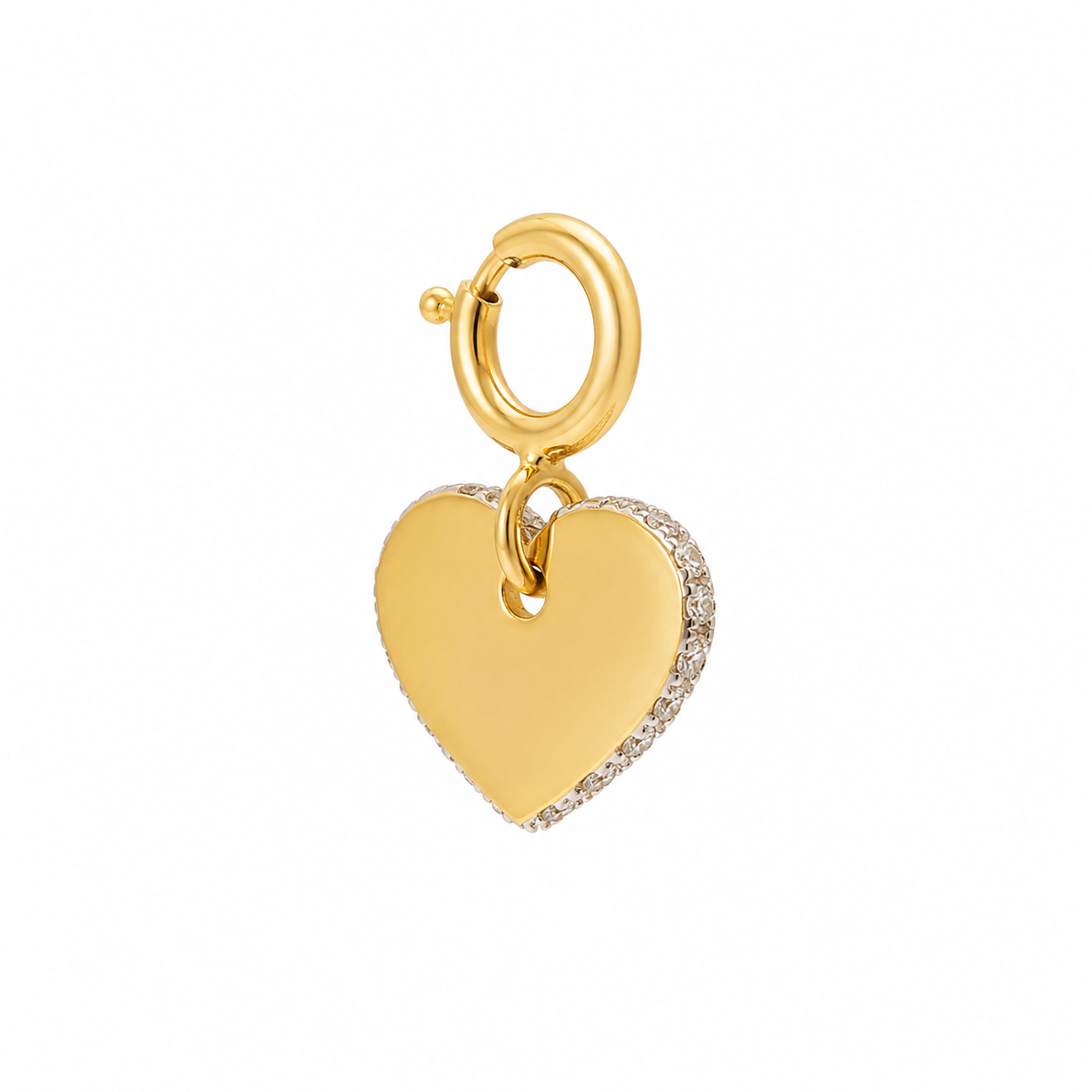 The Heart Diamond Halo Accent