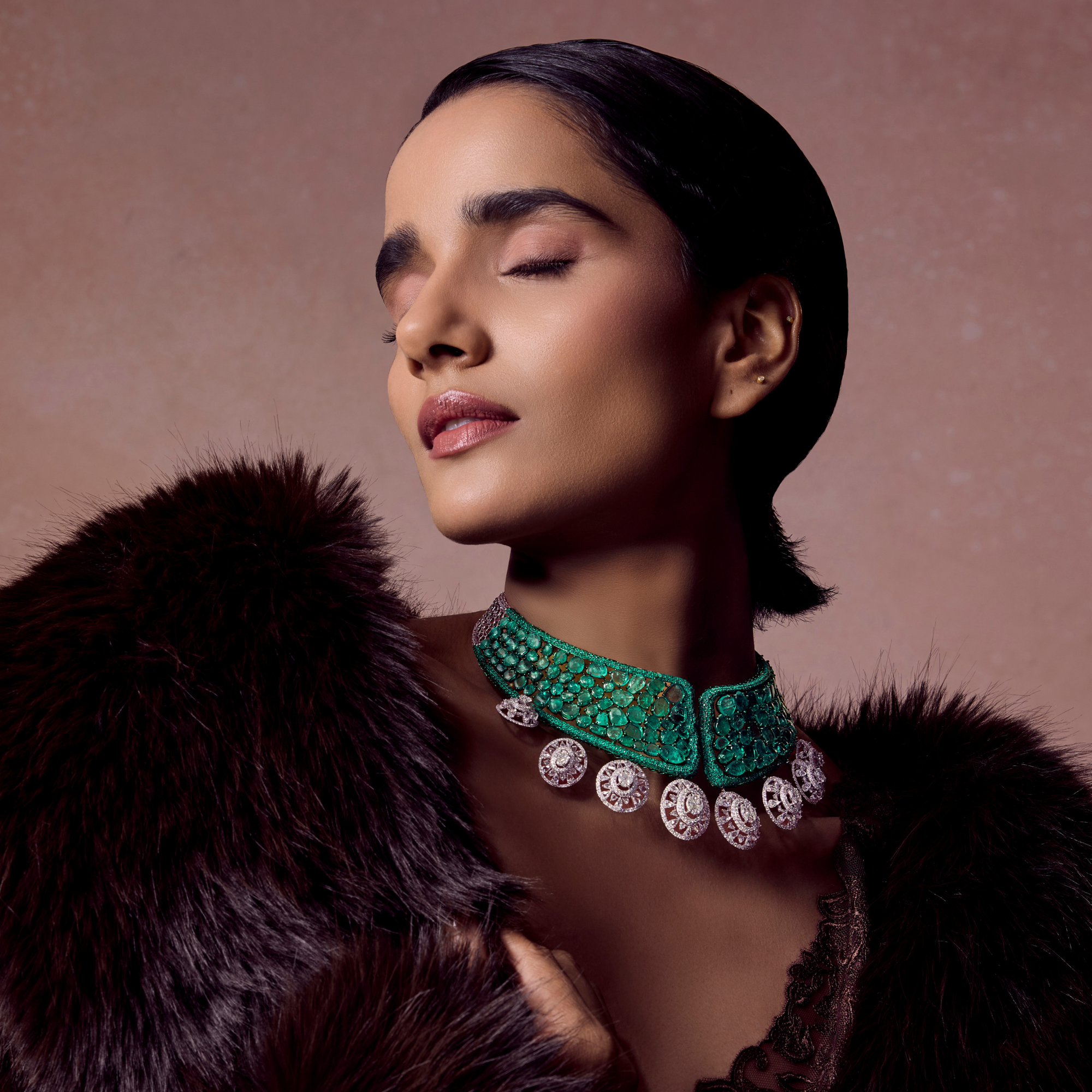 The Imperial Emerald Collar