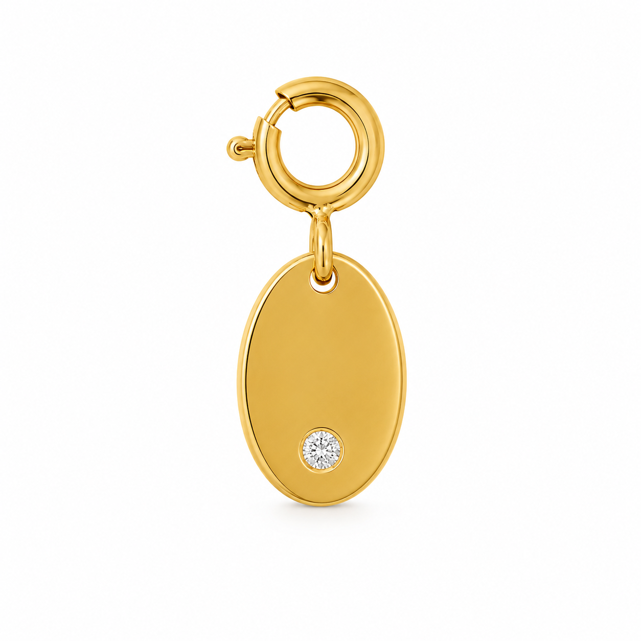 The Oval Diamond Dot Accent