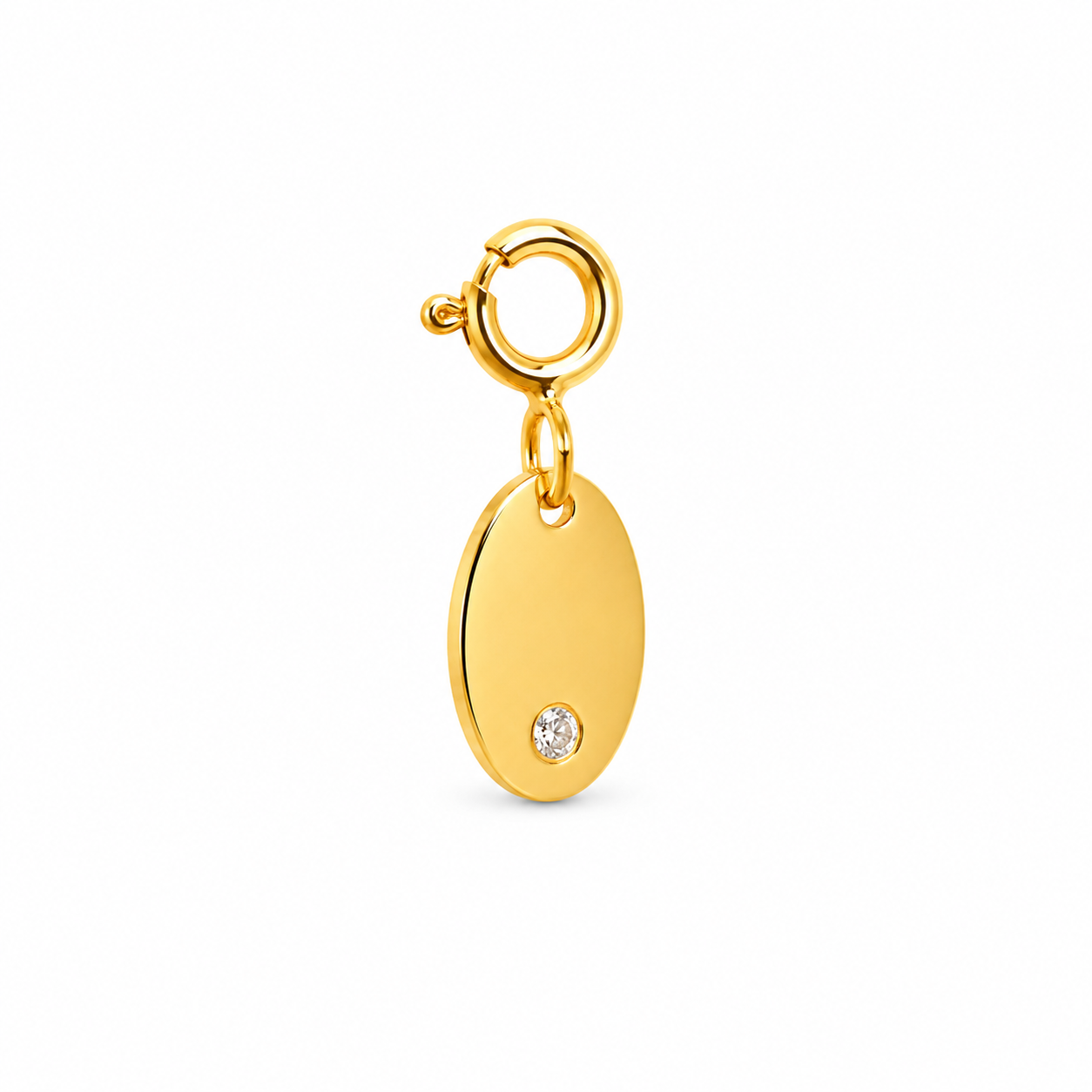 The Oval Diamond Dot Accent