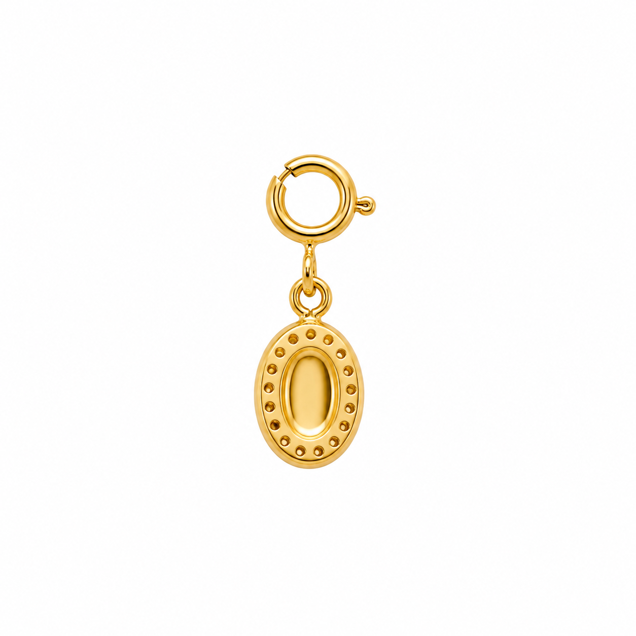 The Oval Diamond Frame Accent