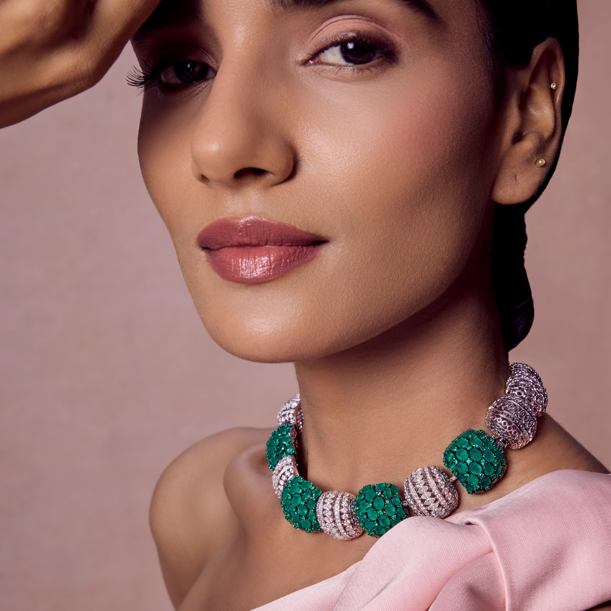 The Emerald Assembly Choker Bracelet