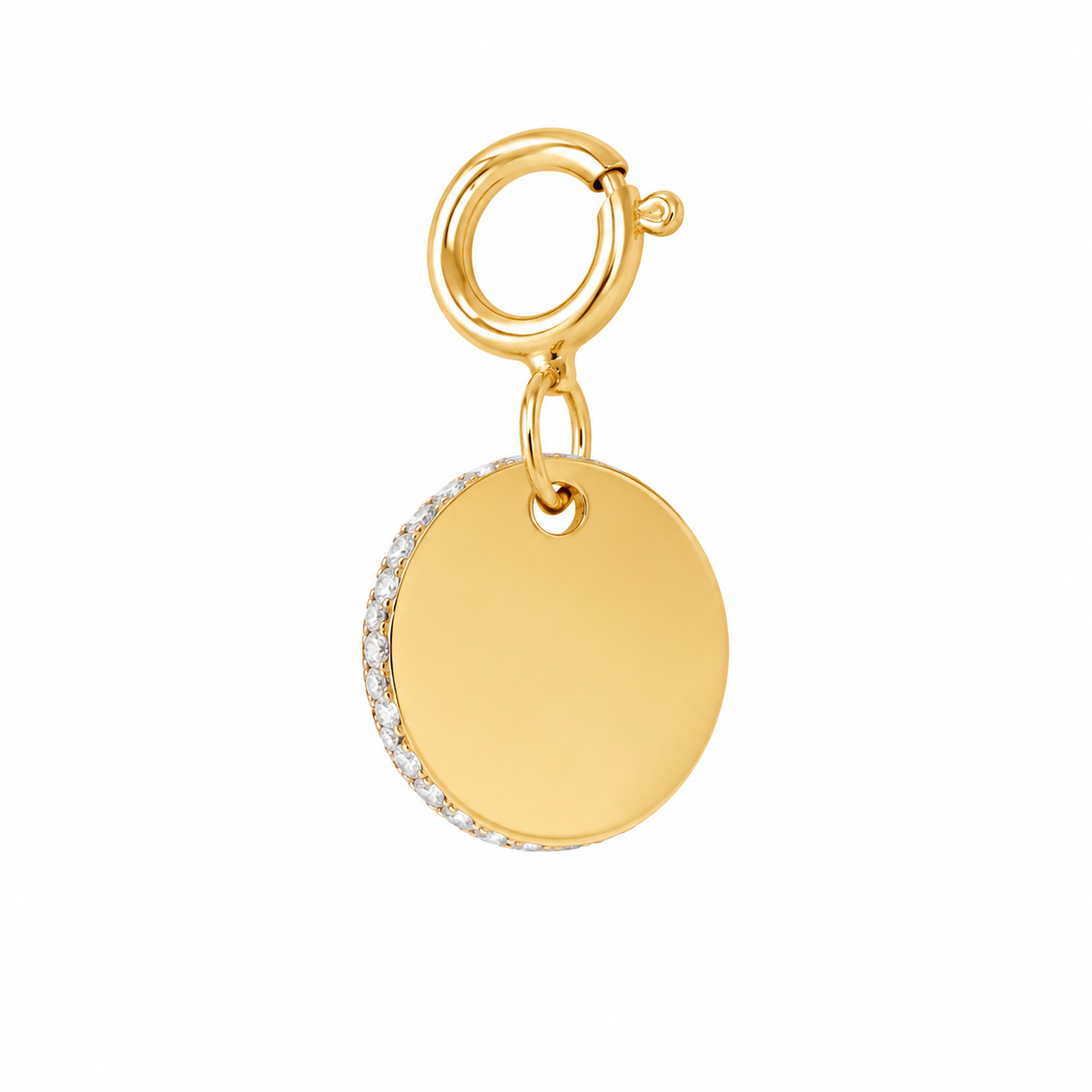 The Round Diamond Halo Accent