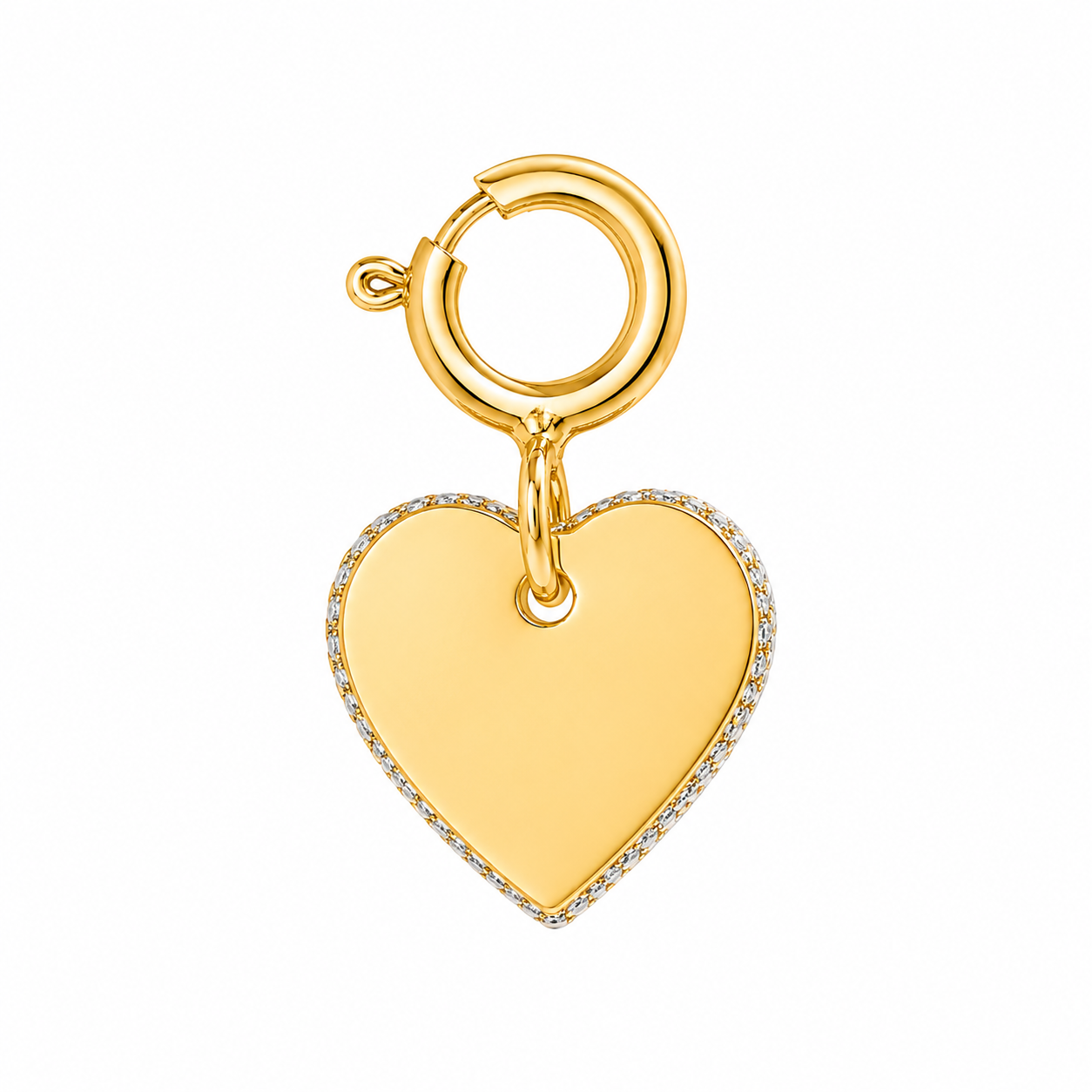 The Heart Diamond Halo Accent