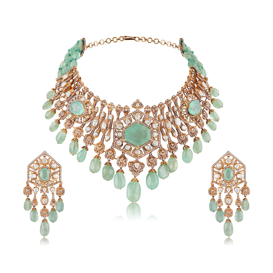 Antique Russian Muse Necklace set