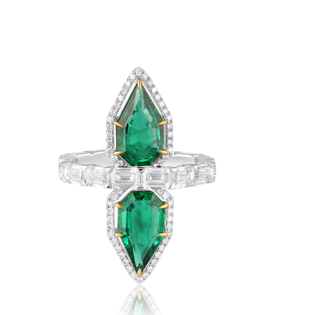 Art Deco Emerald Ring