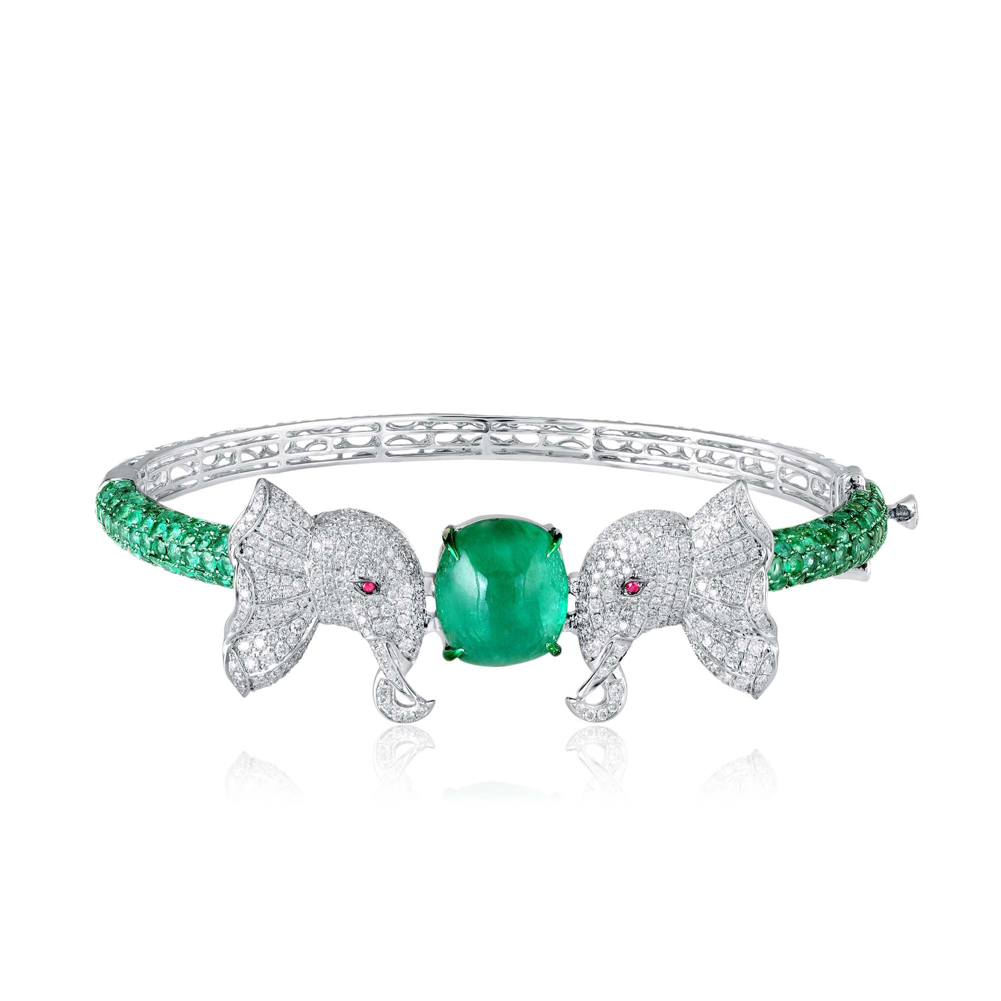 Gaja Grandeur Emerald Bracelet