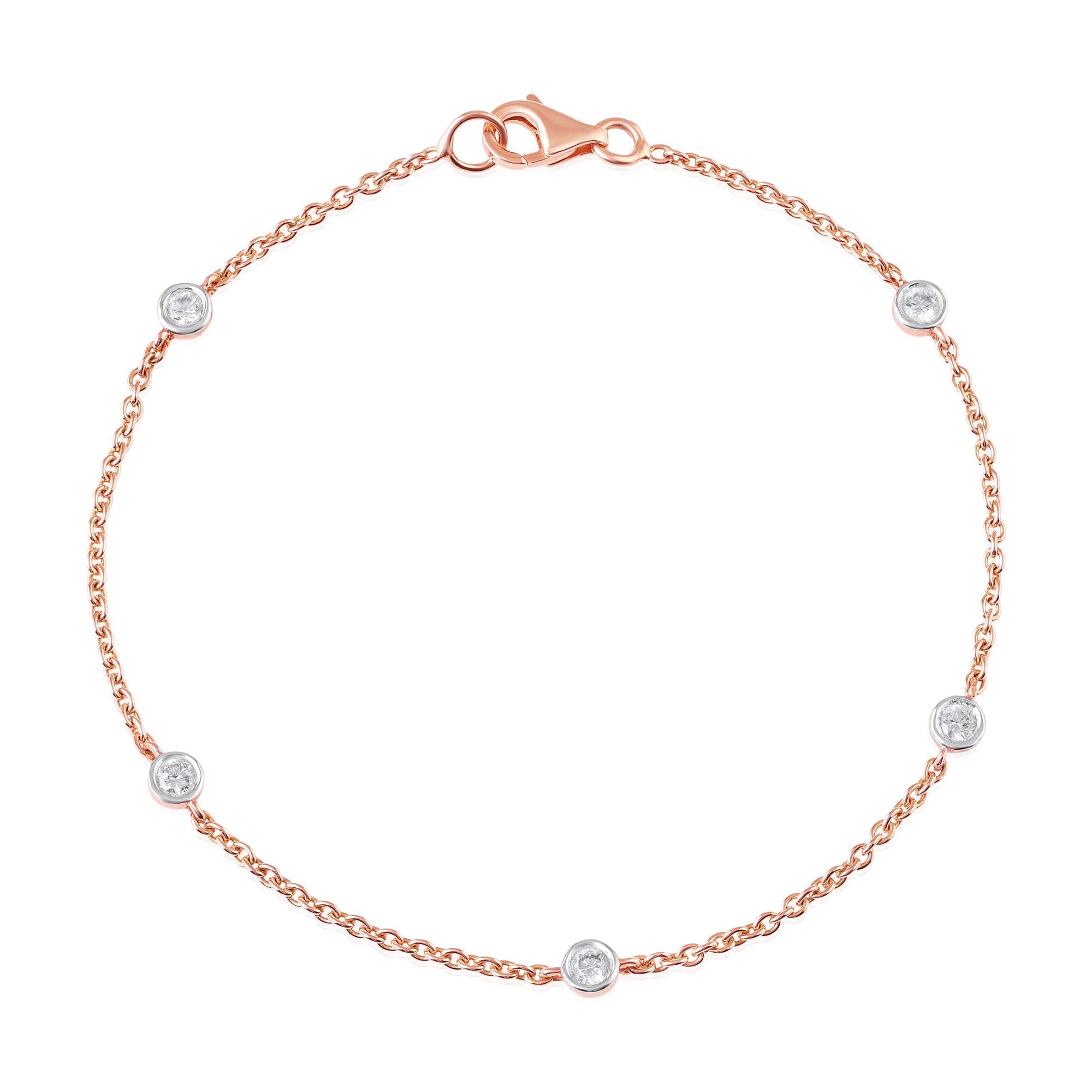 Aurora Droplet Chain Bracelet