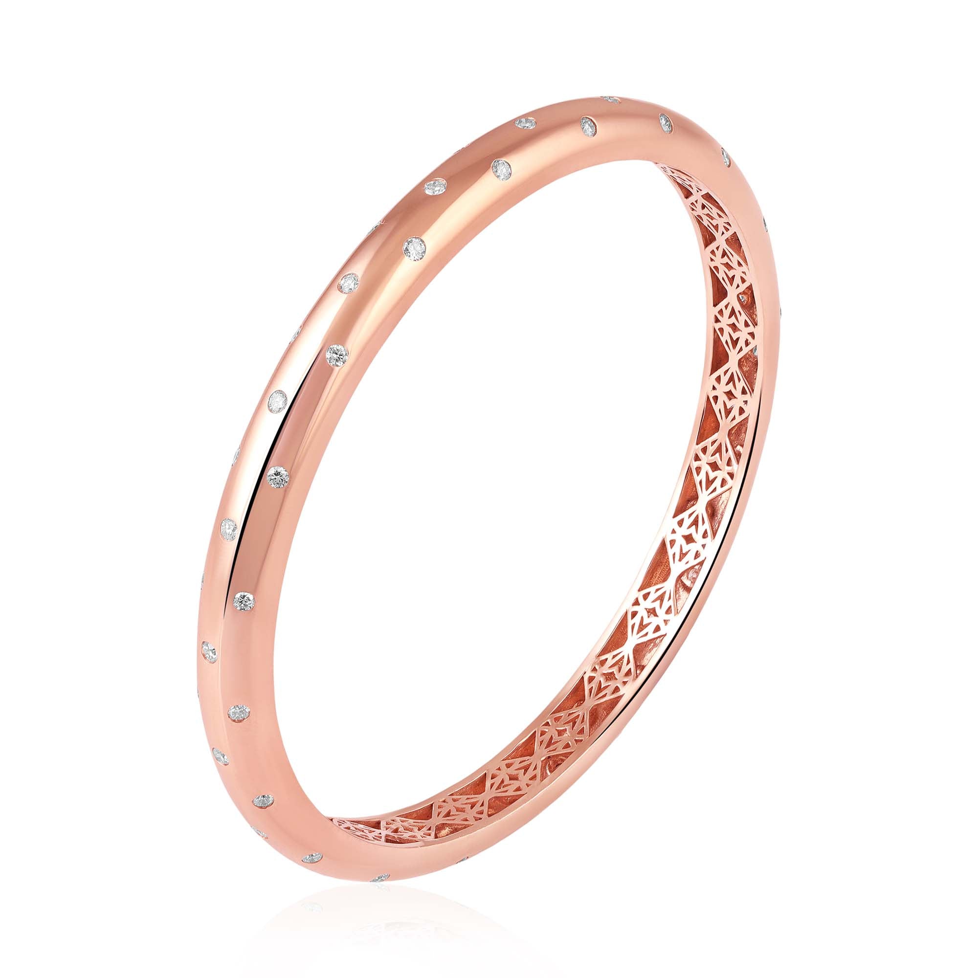 Eternal Glimmer Rose Gold Bangle
