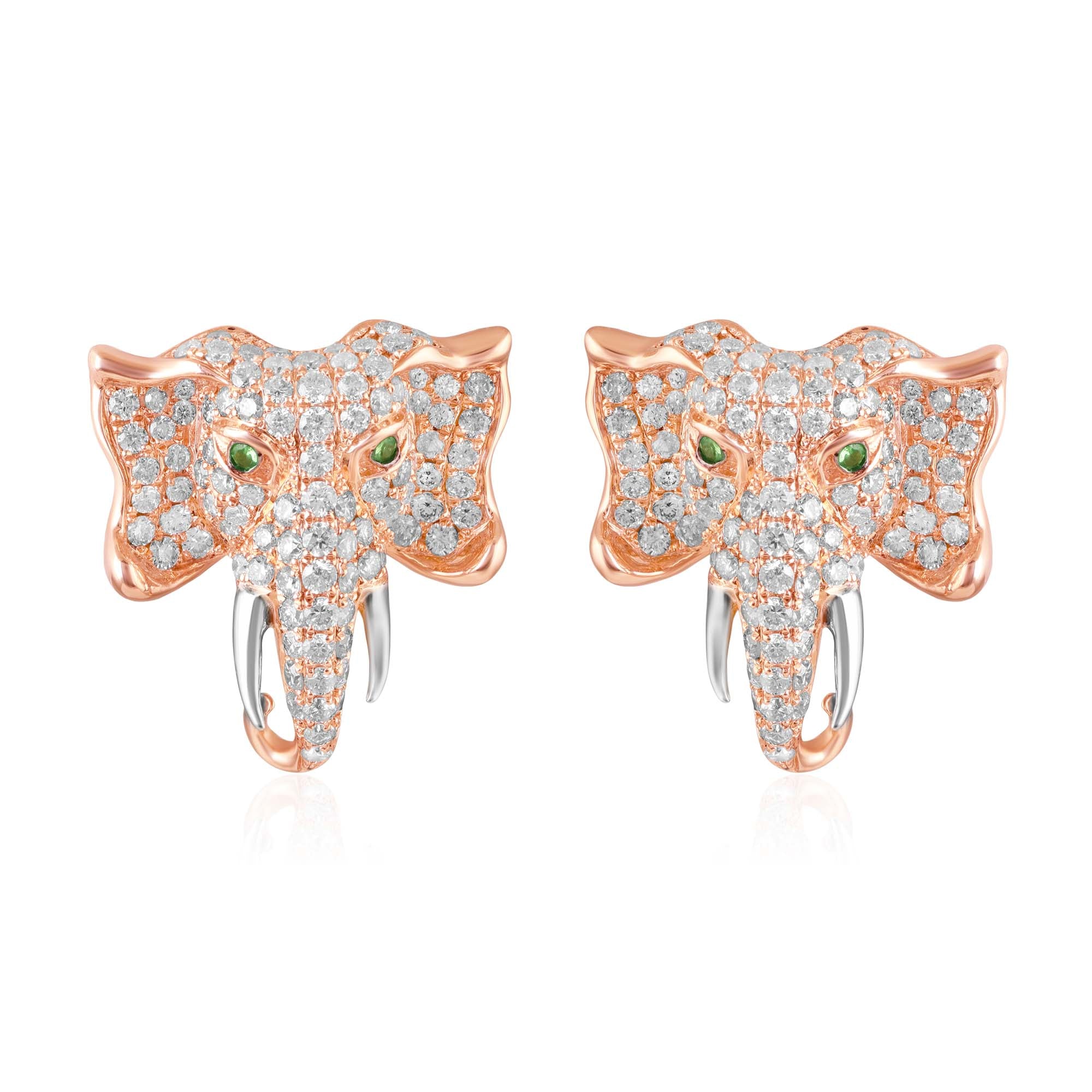 Pearl Tusker Drop Studs-Dangler Earrings