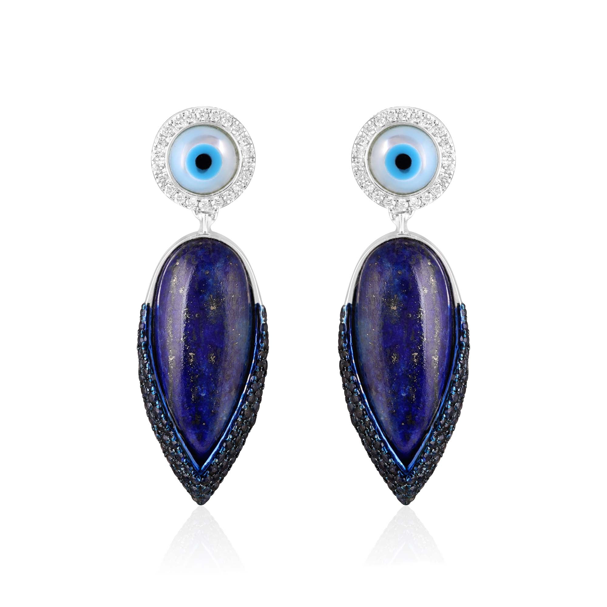 Lapis Sentinel Natural Diamond Drops