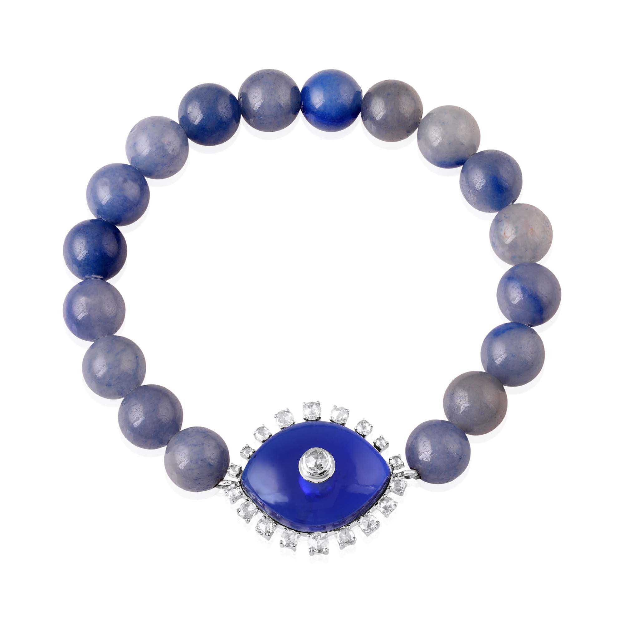 Evil-ution Natural Diamond Onyx Bracelet