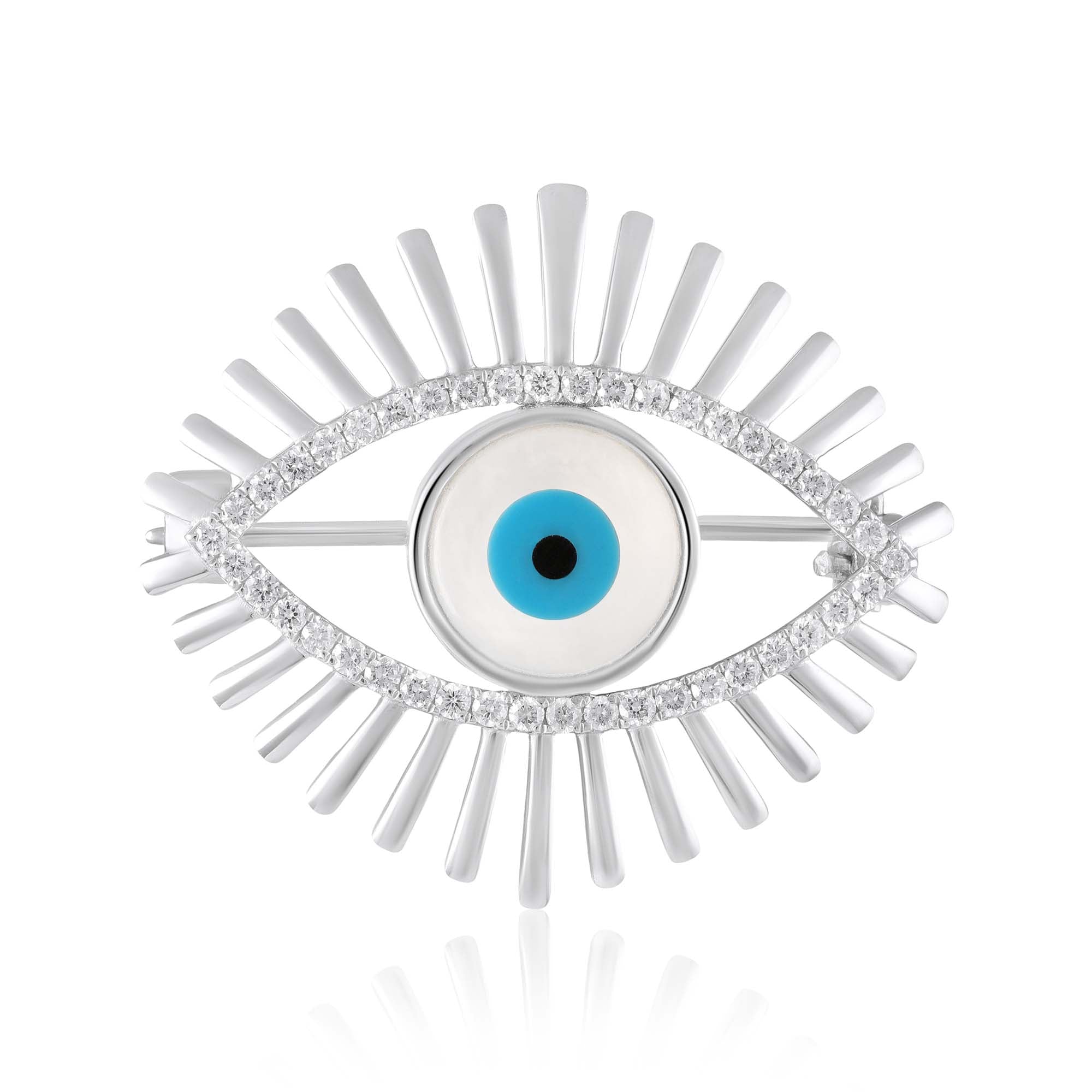 Radiant Nazar Natural Diamond Tie Pin