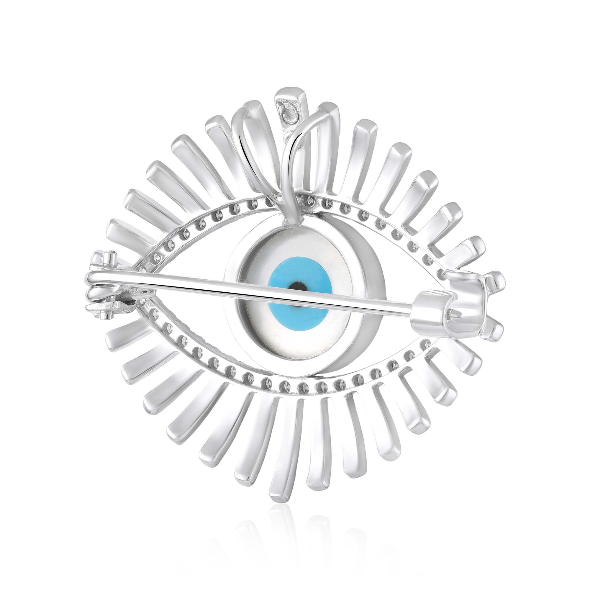 Radiant Nazar Natural Diamond Tie Pin