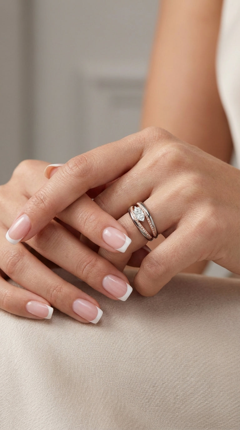 Marquise Eclipse Diamond Ring