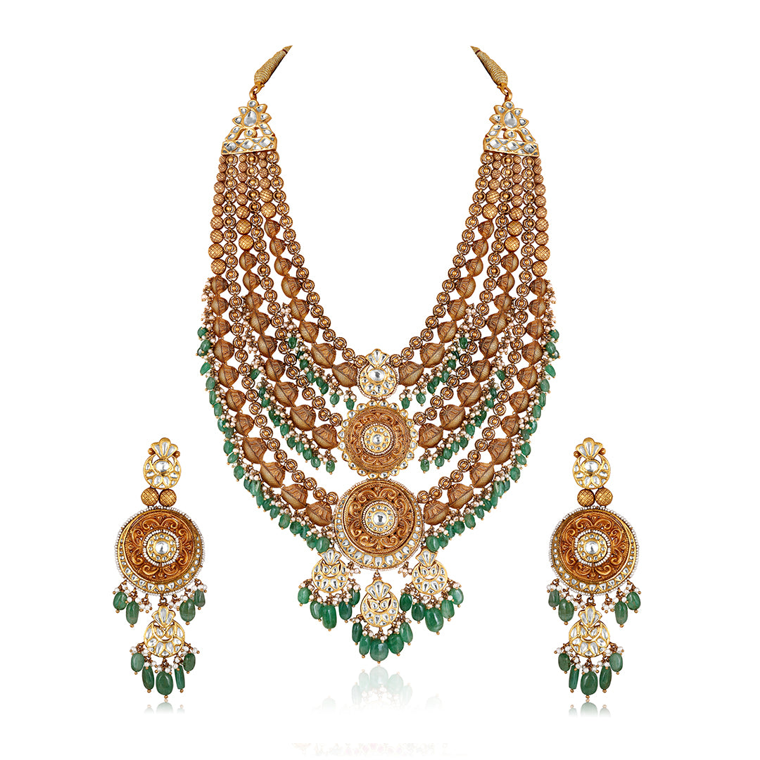 Kundan Tiered Statement Choker