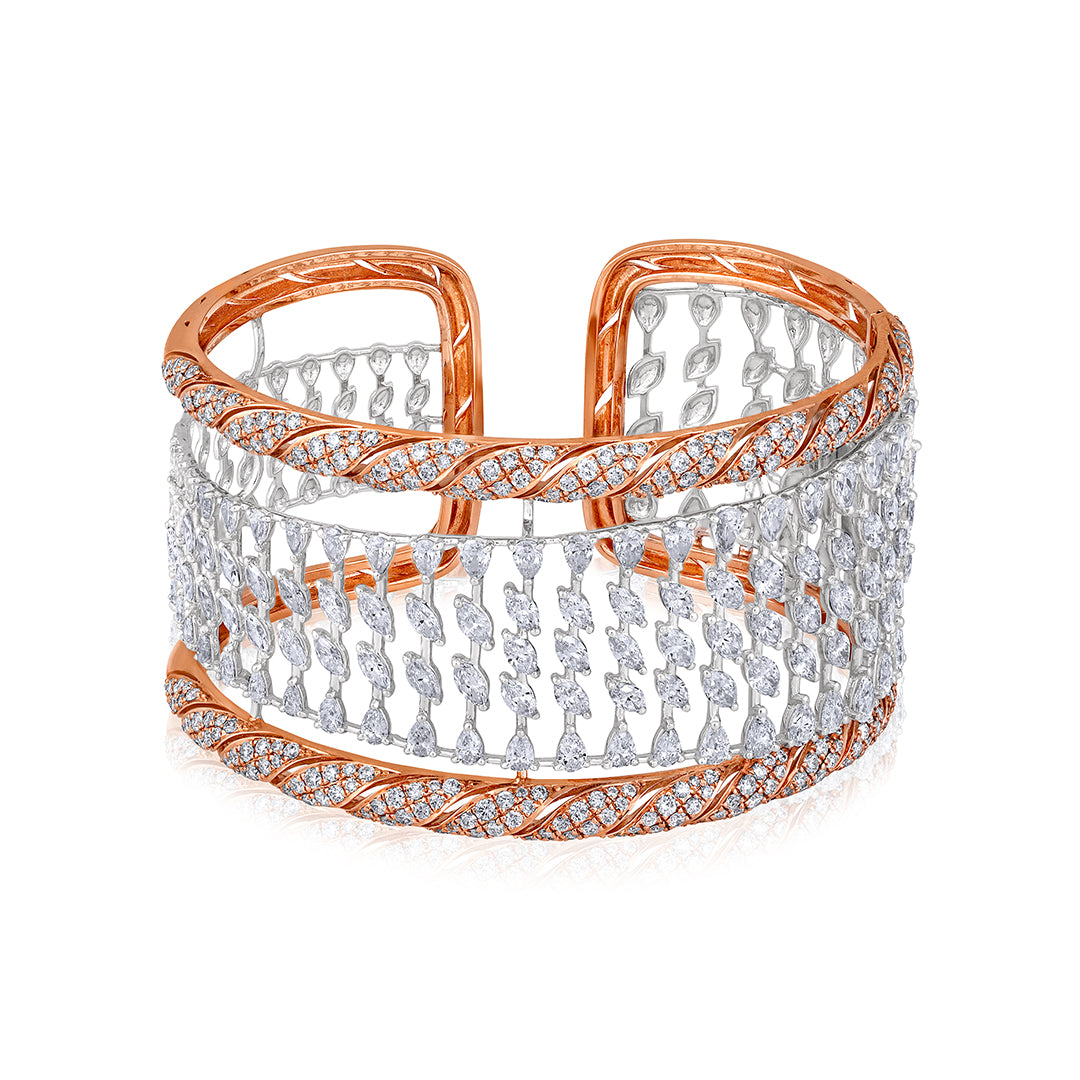 Marquise Mesh Duet Cuff