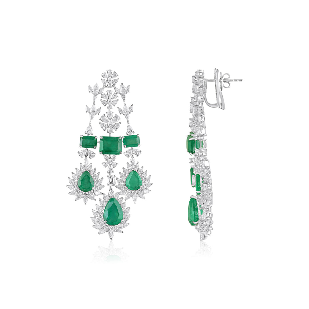 The Classic Emerald Cascade Necklace