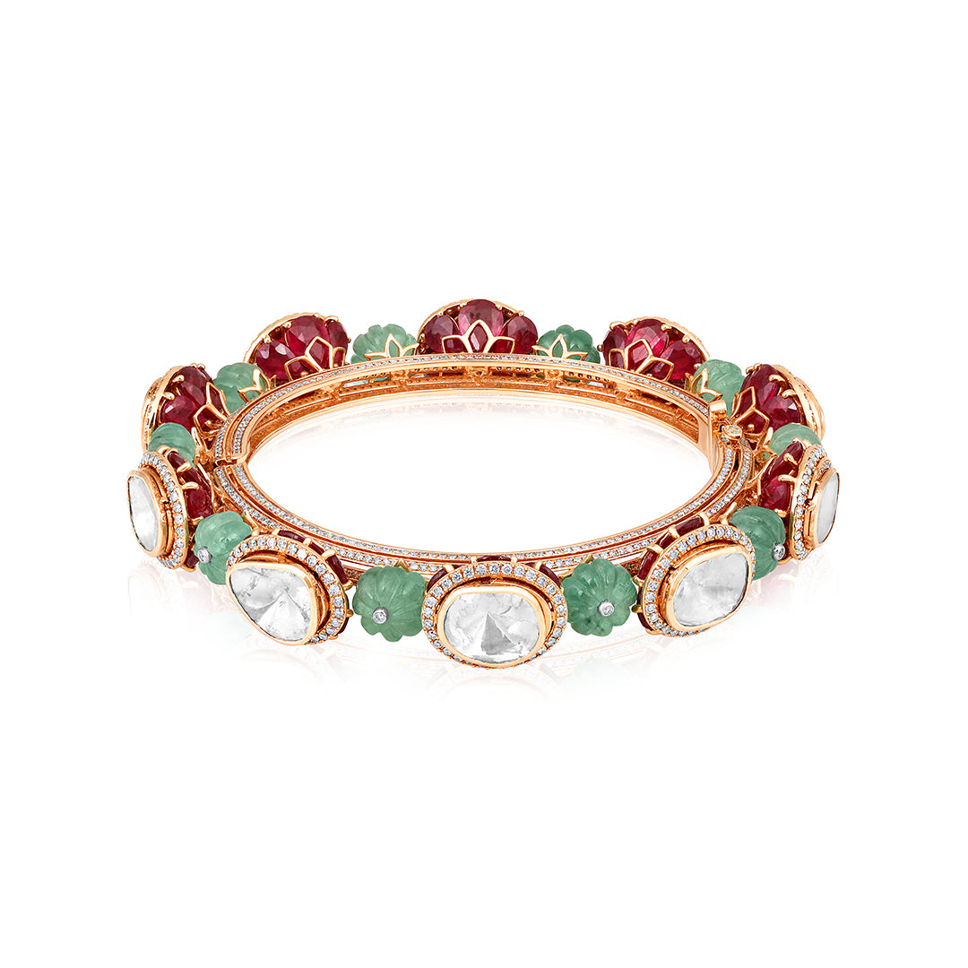 The Fancy Polki Bangles