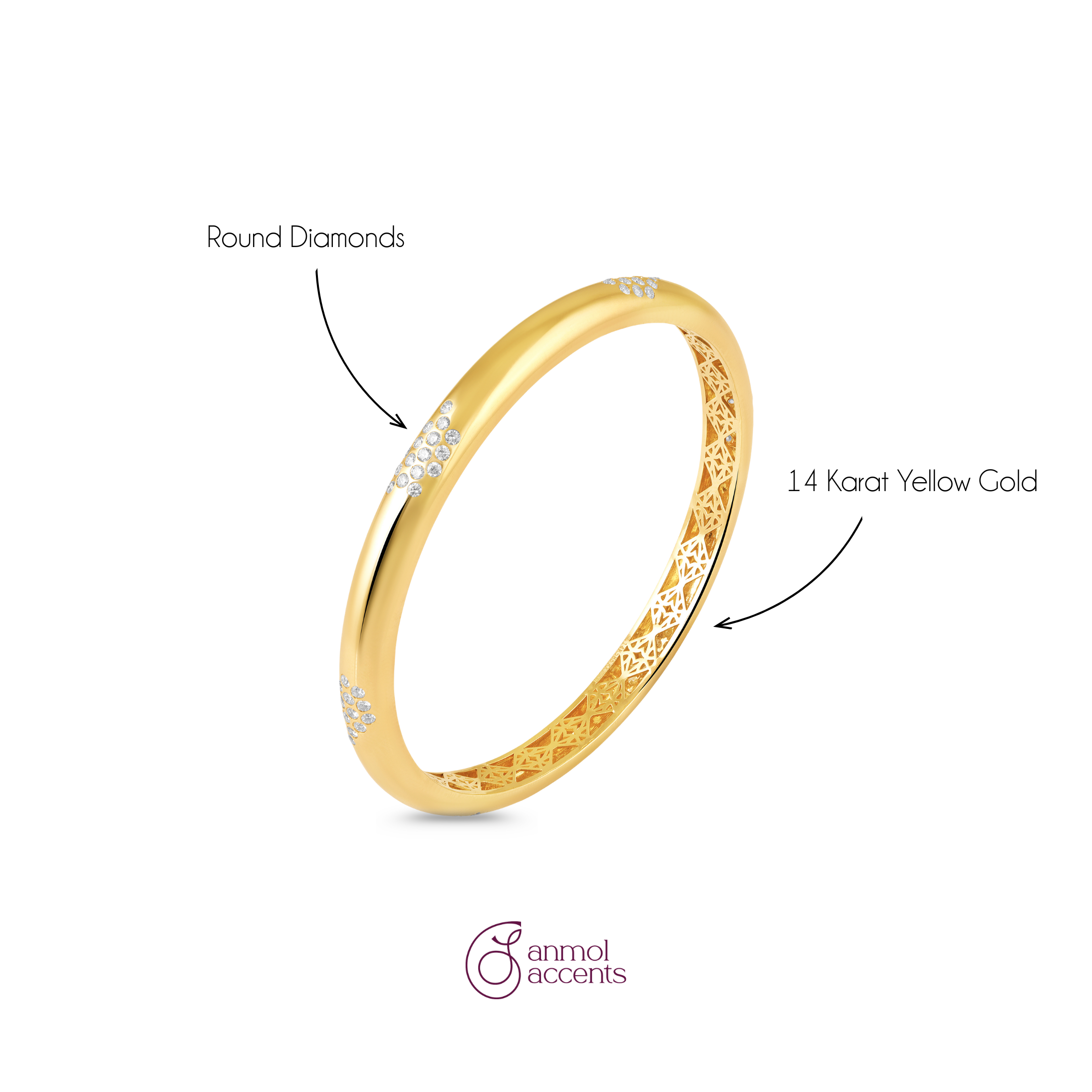 Golden Muse Eternity Bangle